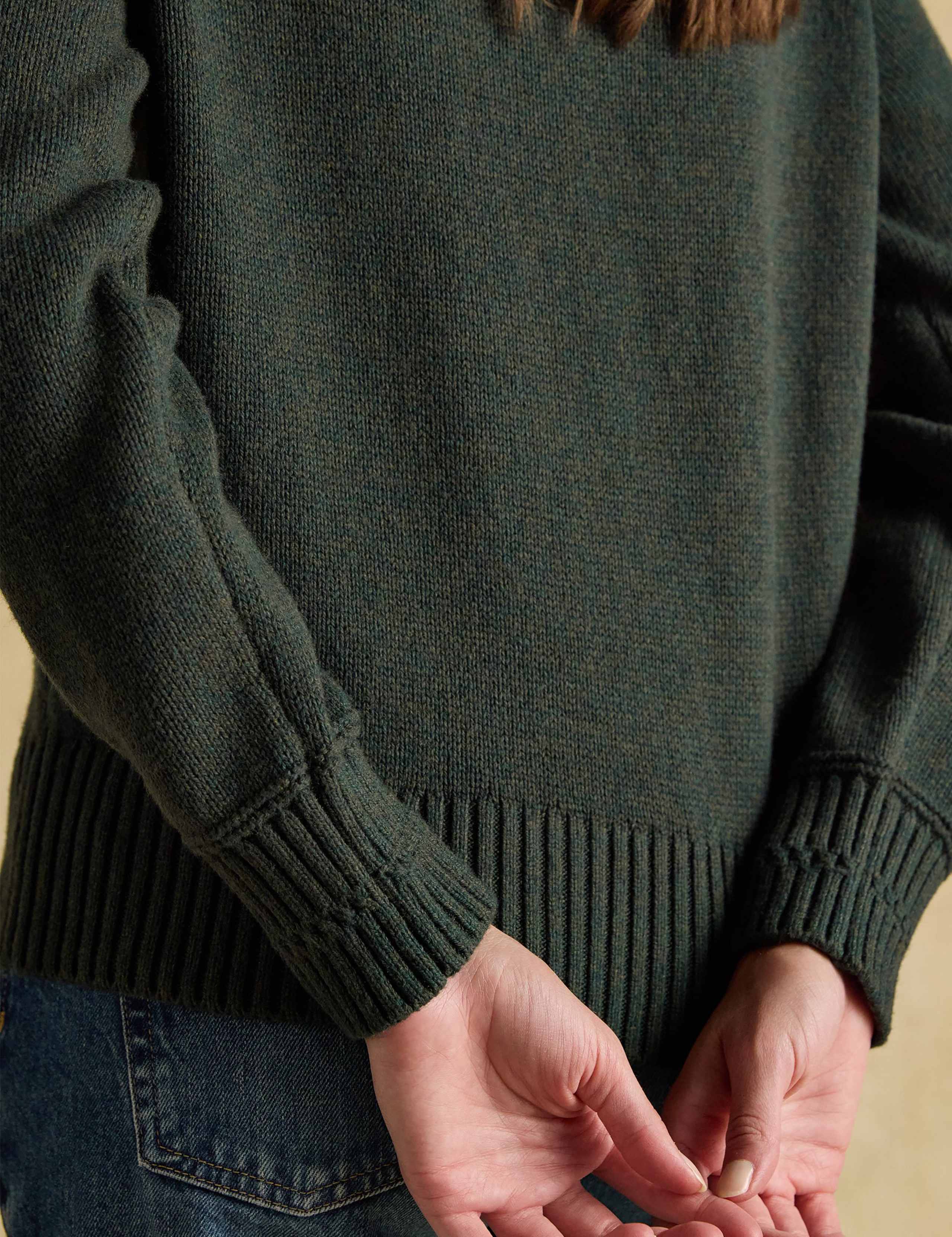 Cotton Rich Intarsia 4x4 Jumper with Wool 9 of 9