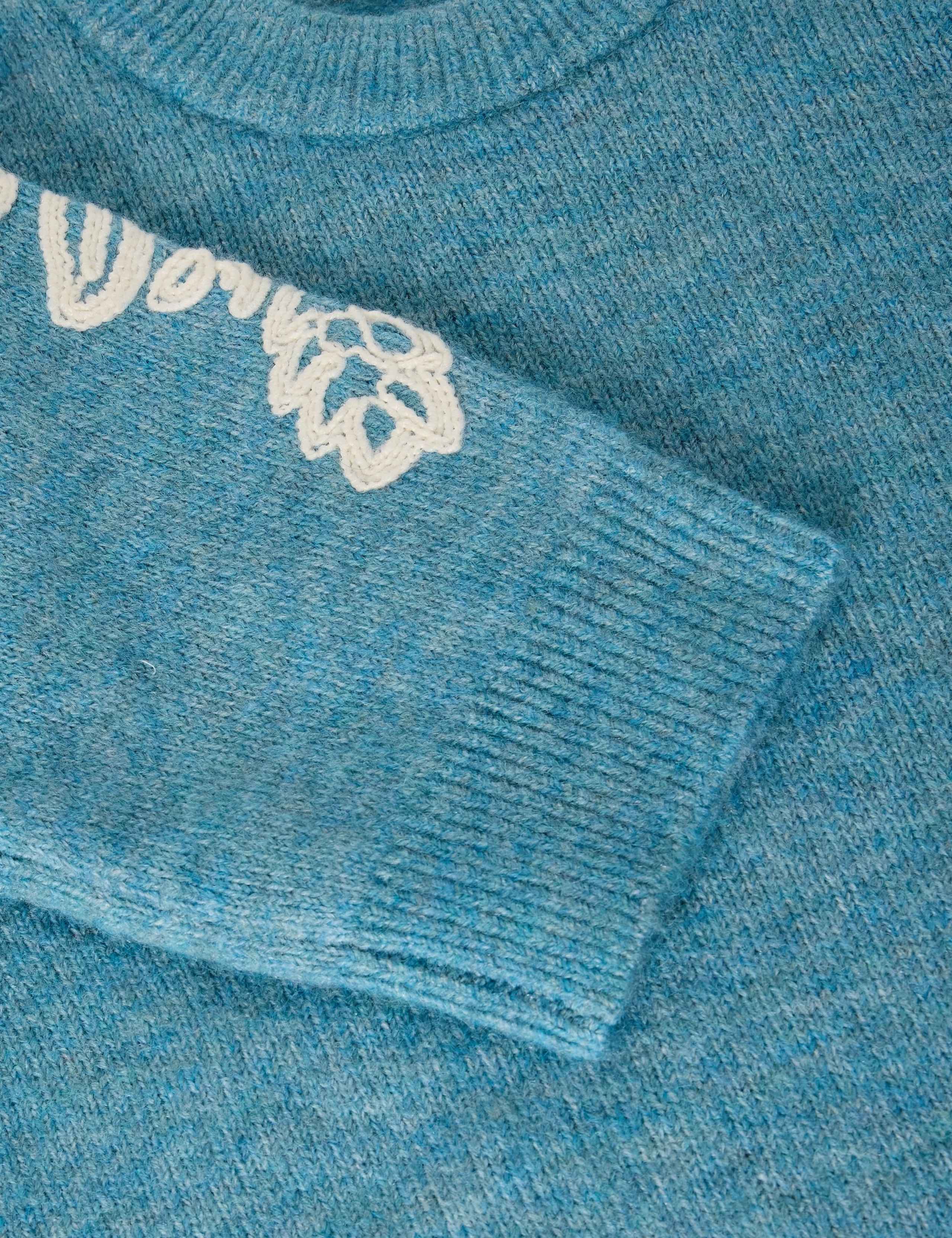 KNITTED EMBROIDERED TEE 6 of 6