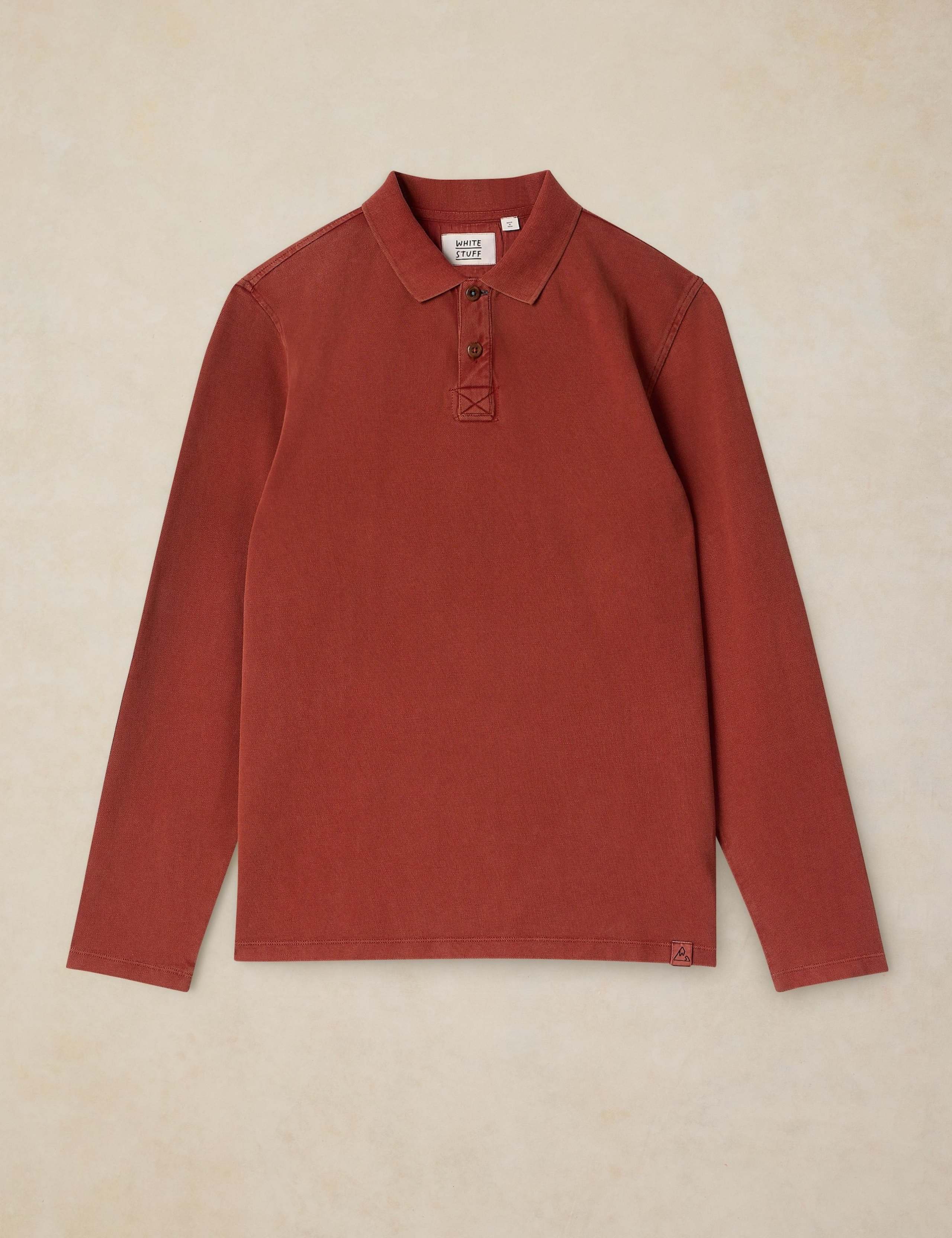Pure Cotton Knitted Polo Shirt 2 of 6
