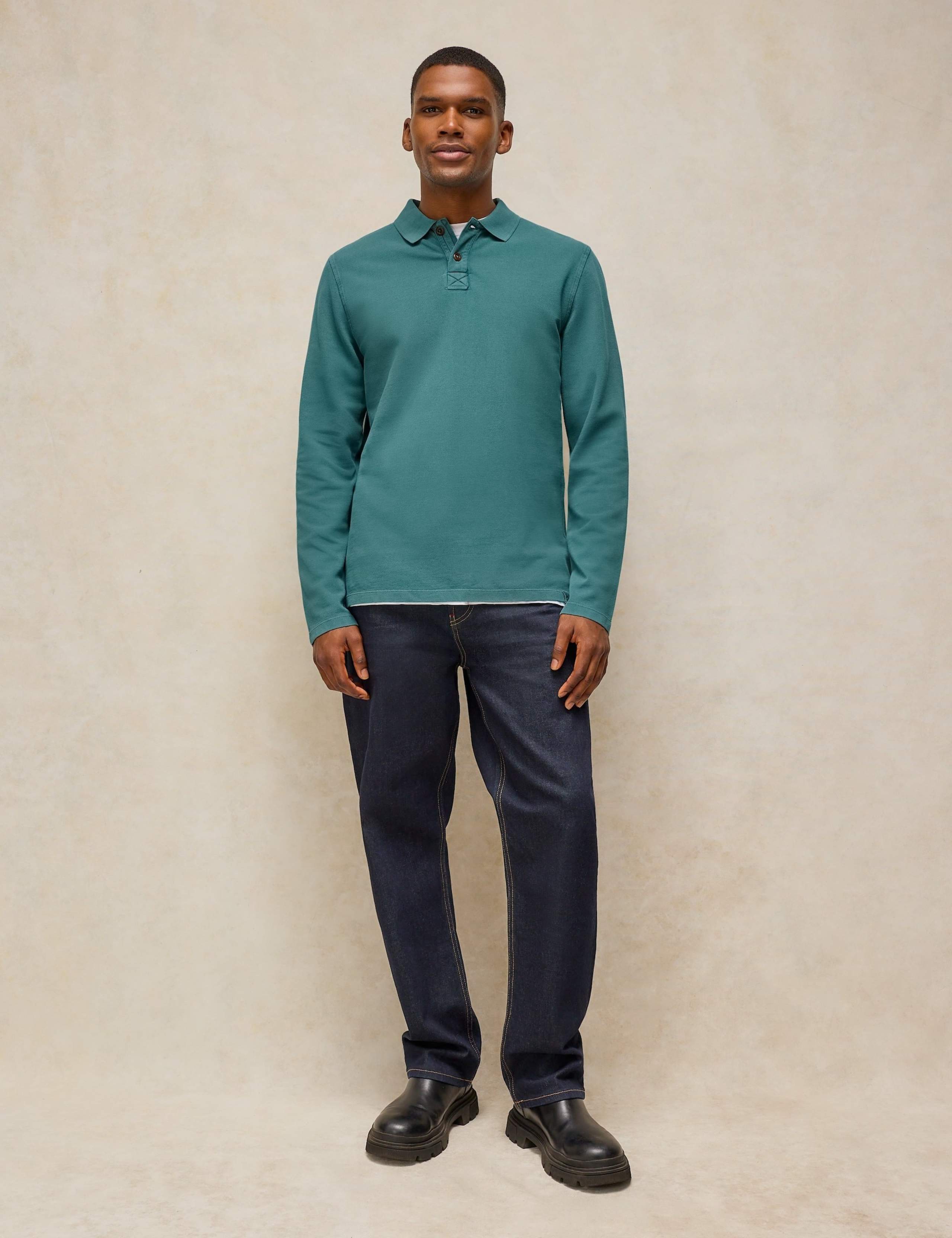 Pure Cotton Knitted Polo Shirt 3 of 6
