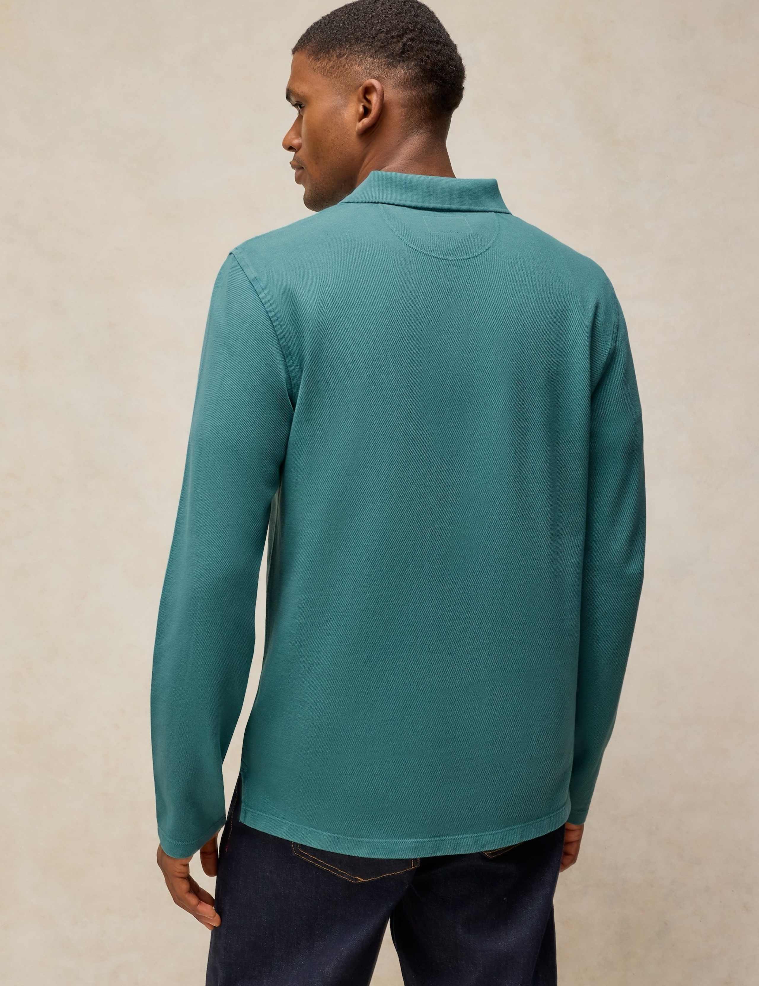 Pure Cotton Knitted Polo Shirt 4 of 6