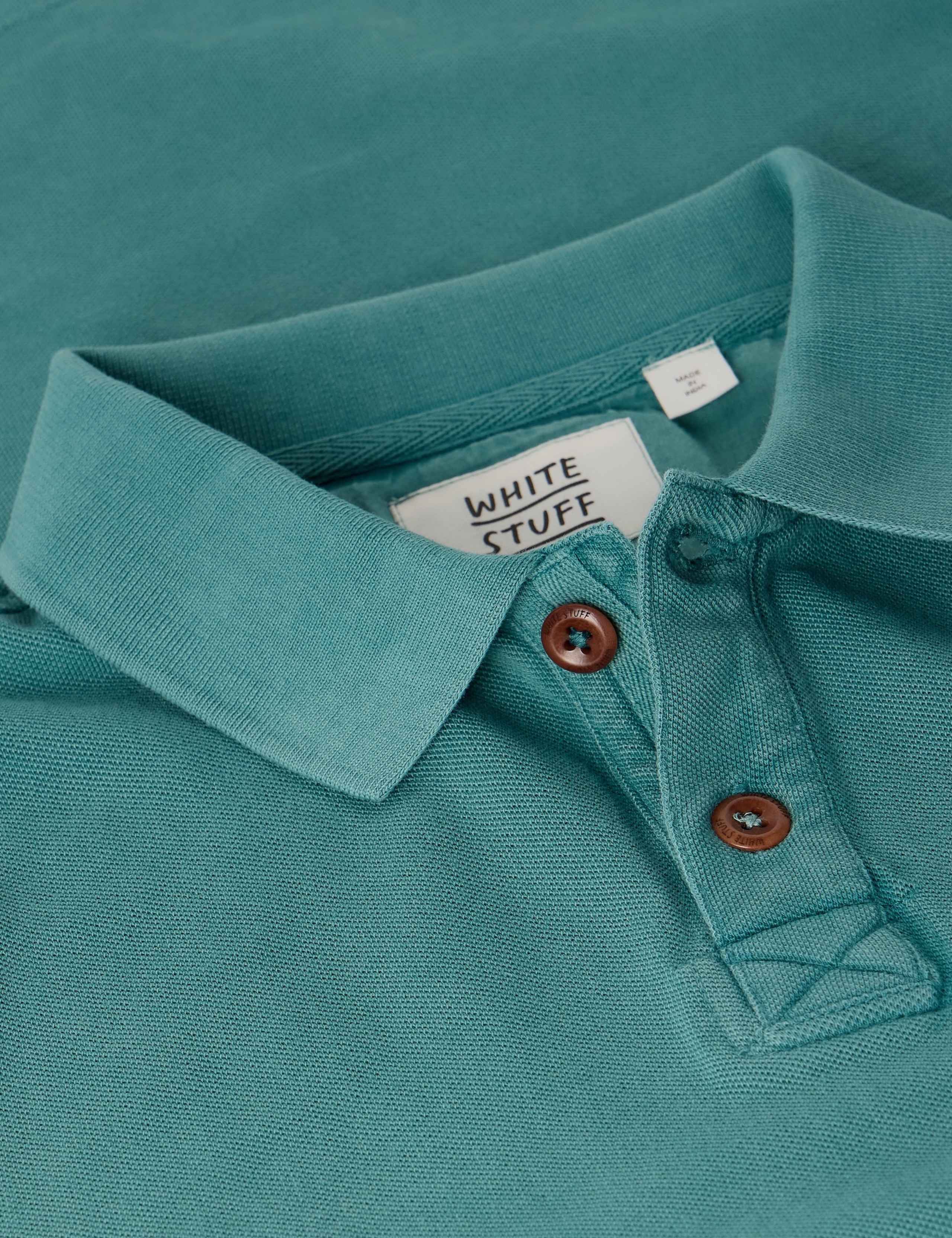 Pure Cotton Knitted Polo Shirt 6 of 6