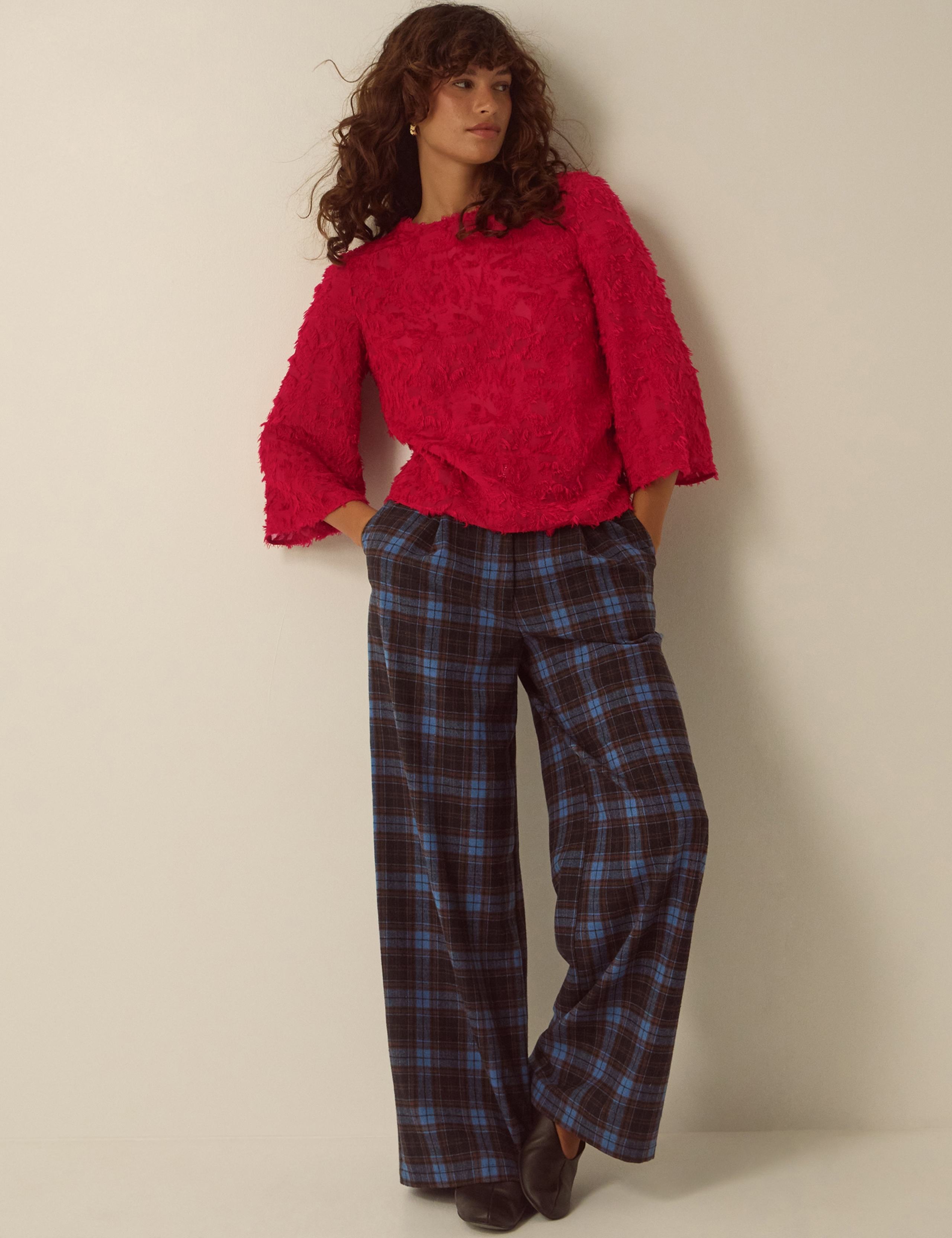 3D Applique Round Neck Top 4 of 5
