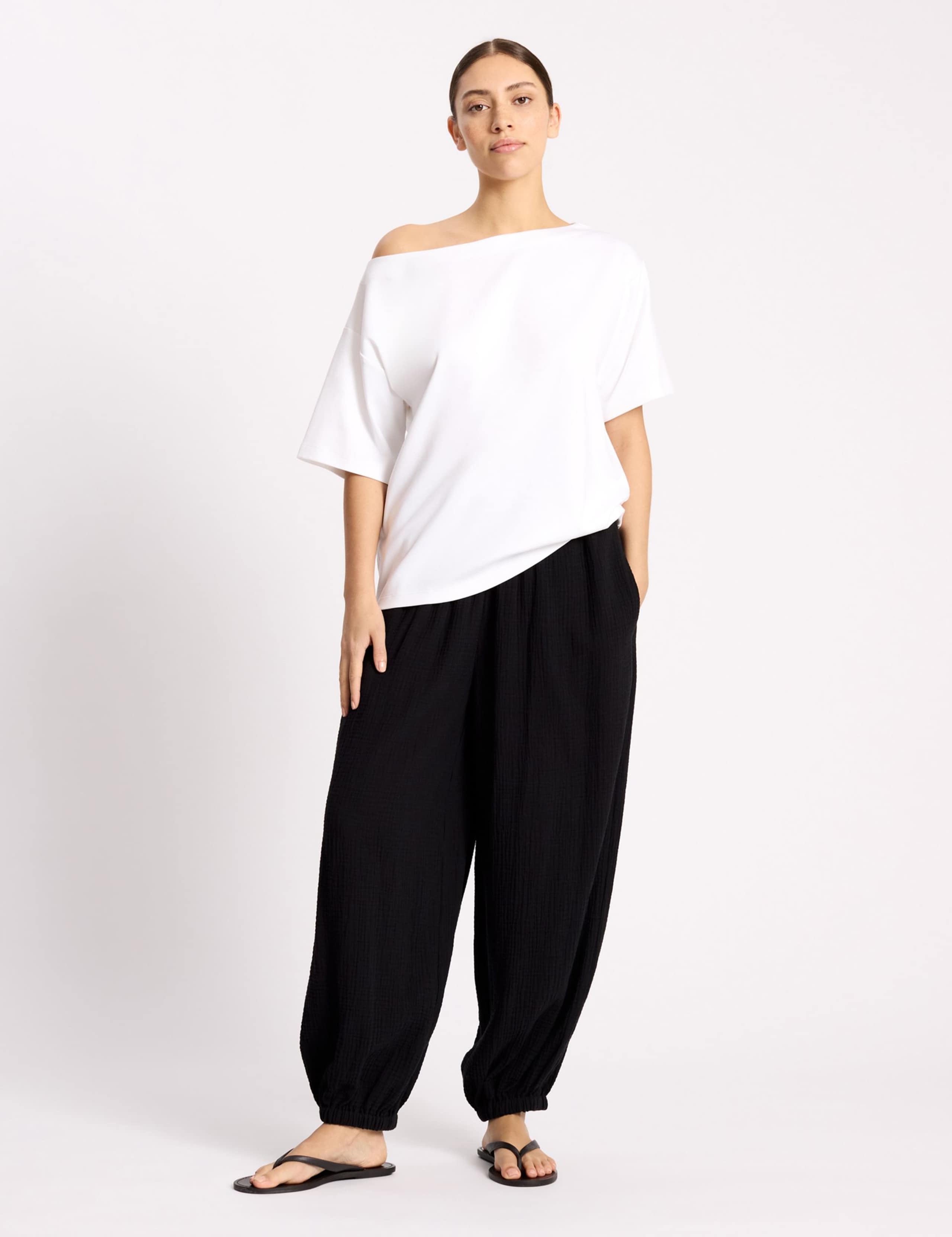 Pure Cotton Off The Shoulder T-Shirt 5 of 7