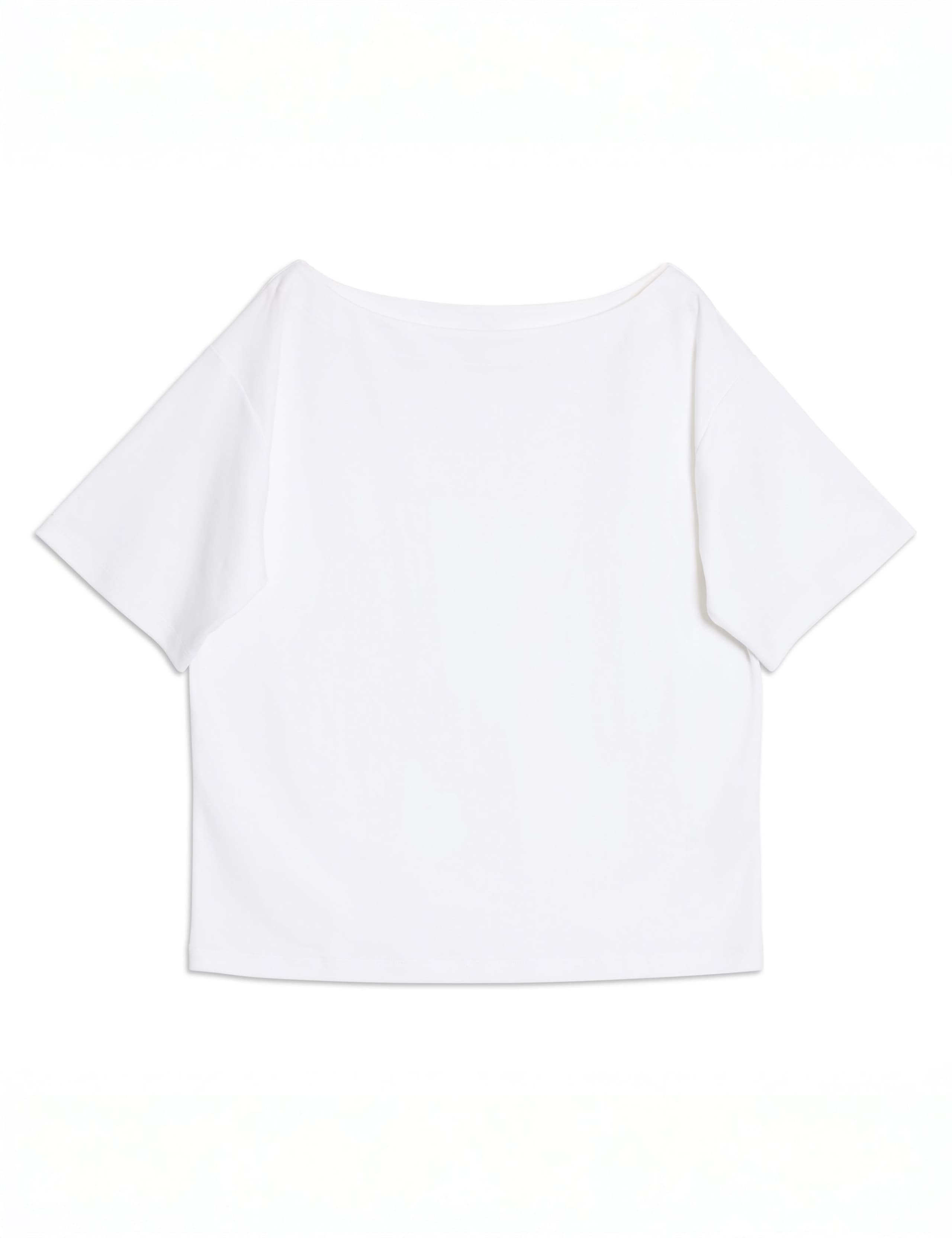 Pure Cotton Off The Shoulder T-Shirt 2 of 7