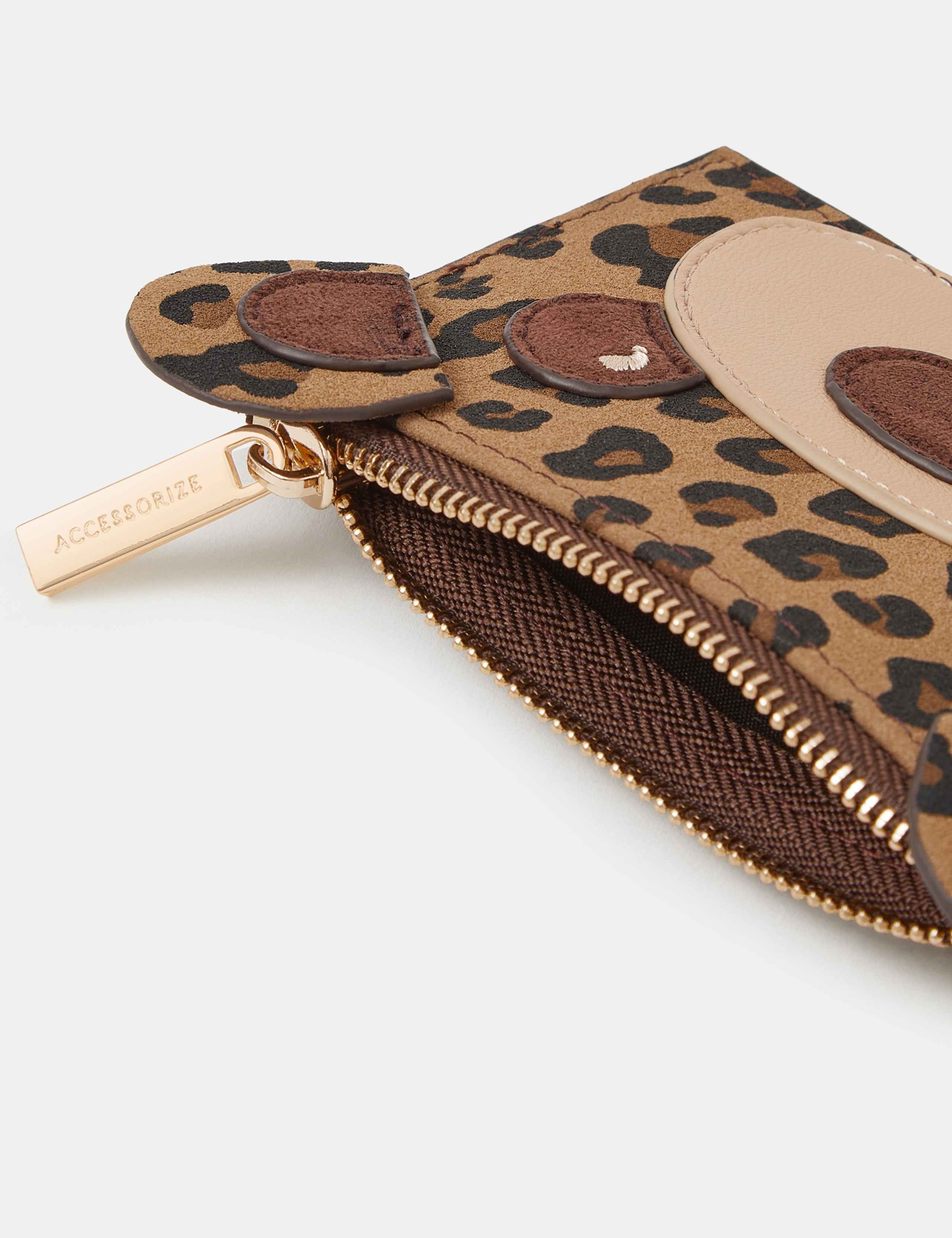 Leopard Print Teddy Card Holder 3 of 3