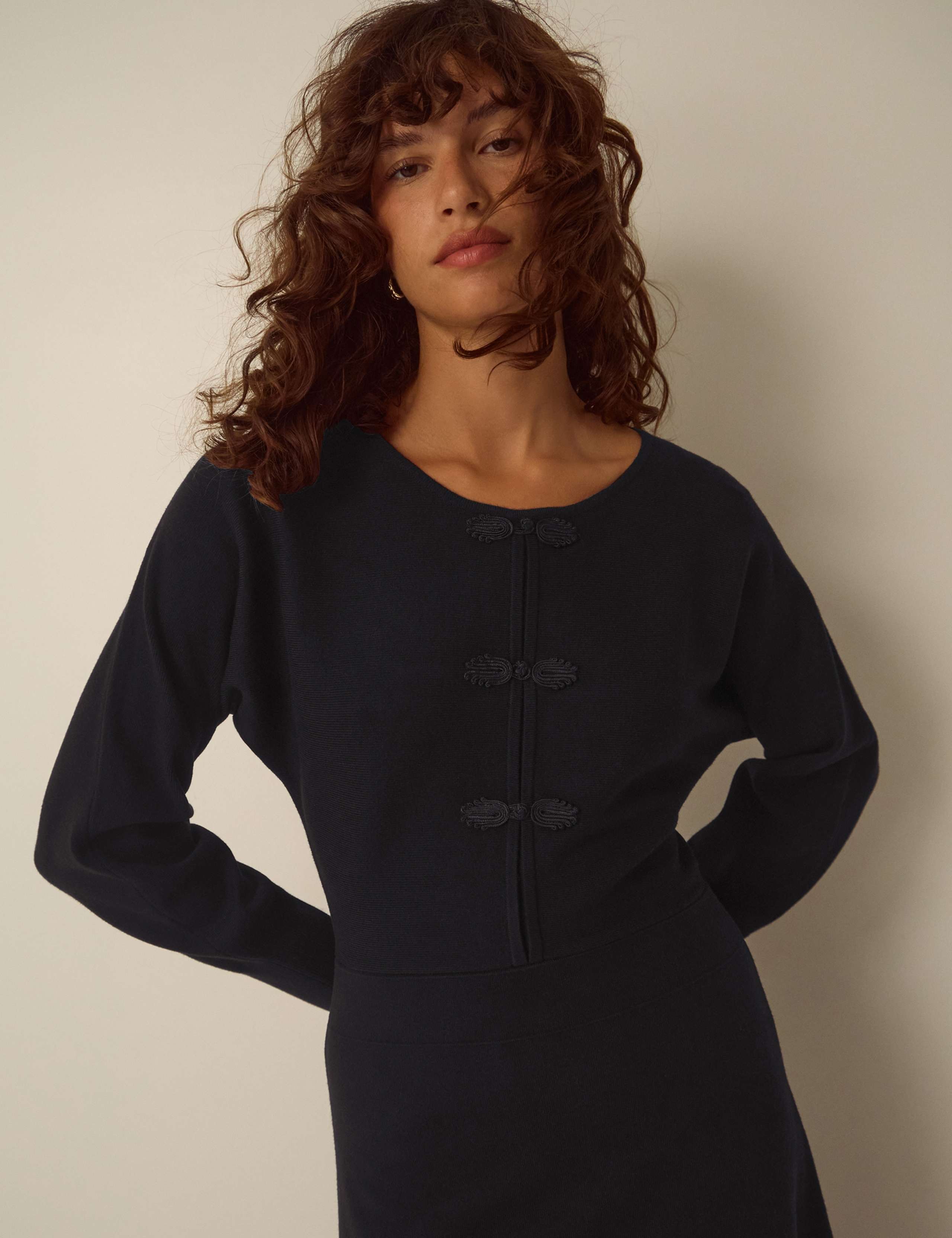 Knitted Midi Sweater Dress 4 of 5