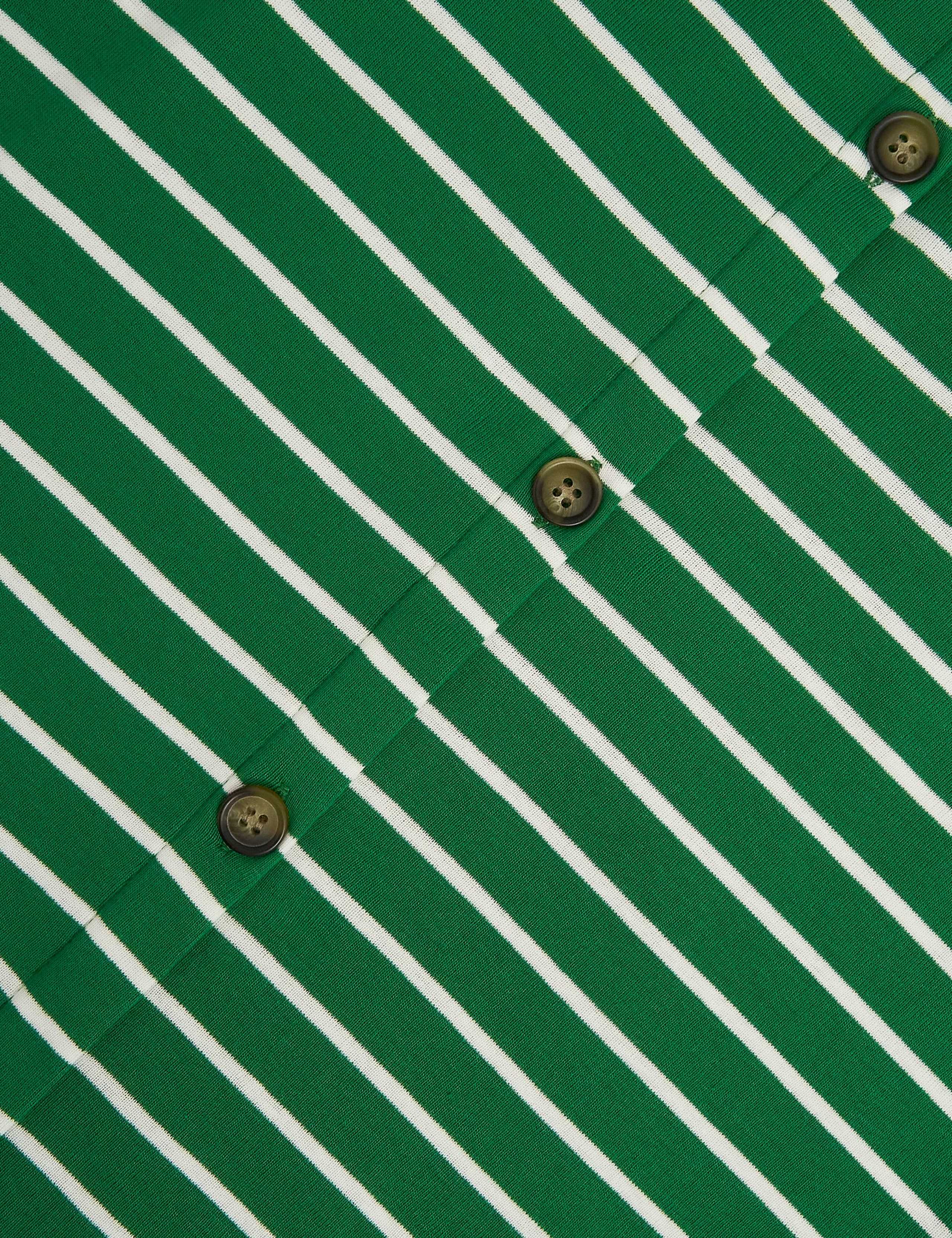 Pure Cotton Striped Button Back Top 6 of 7