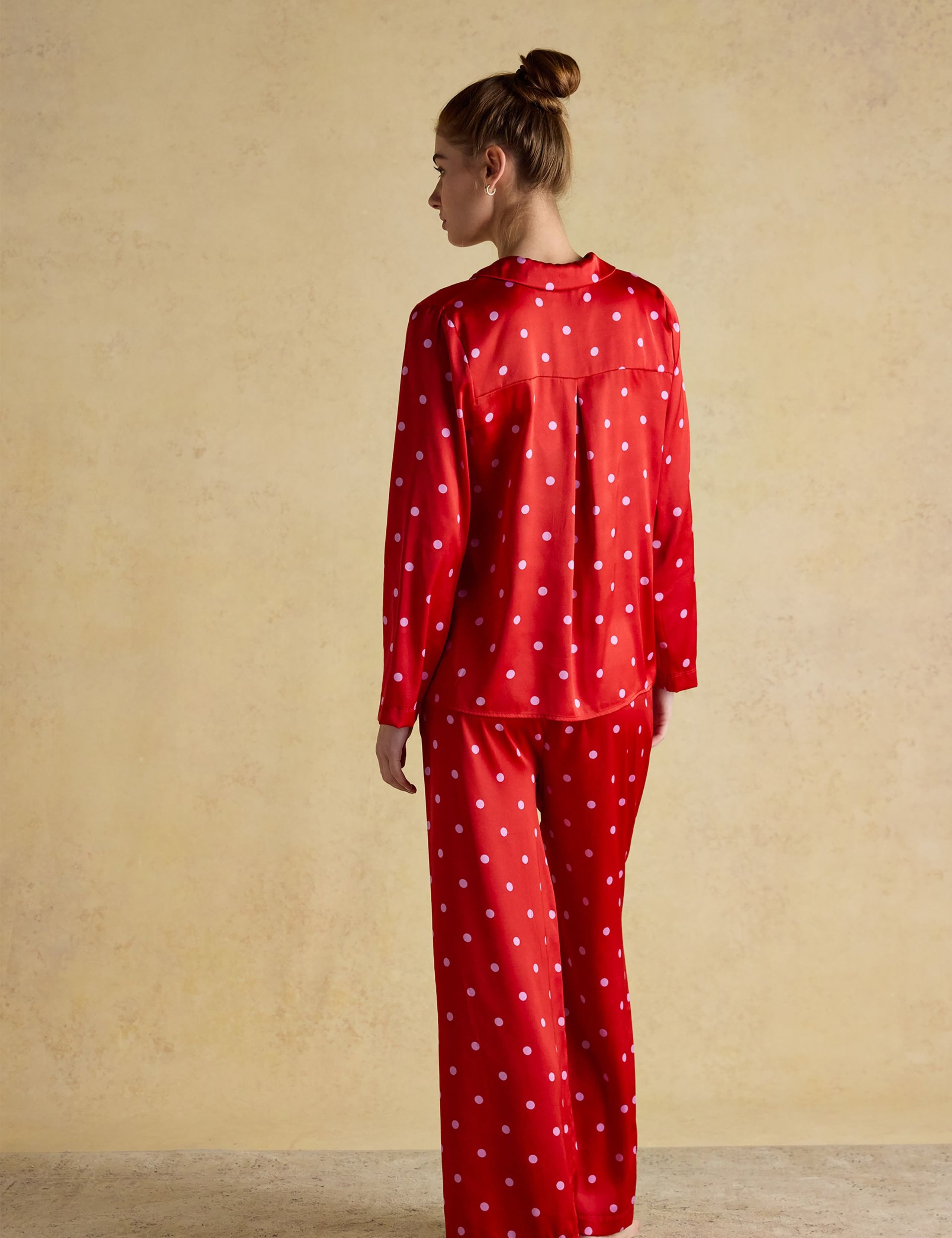 Satin Polka Dot Pyjama Set 3 of 8