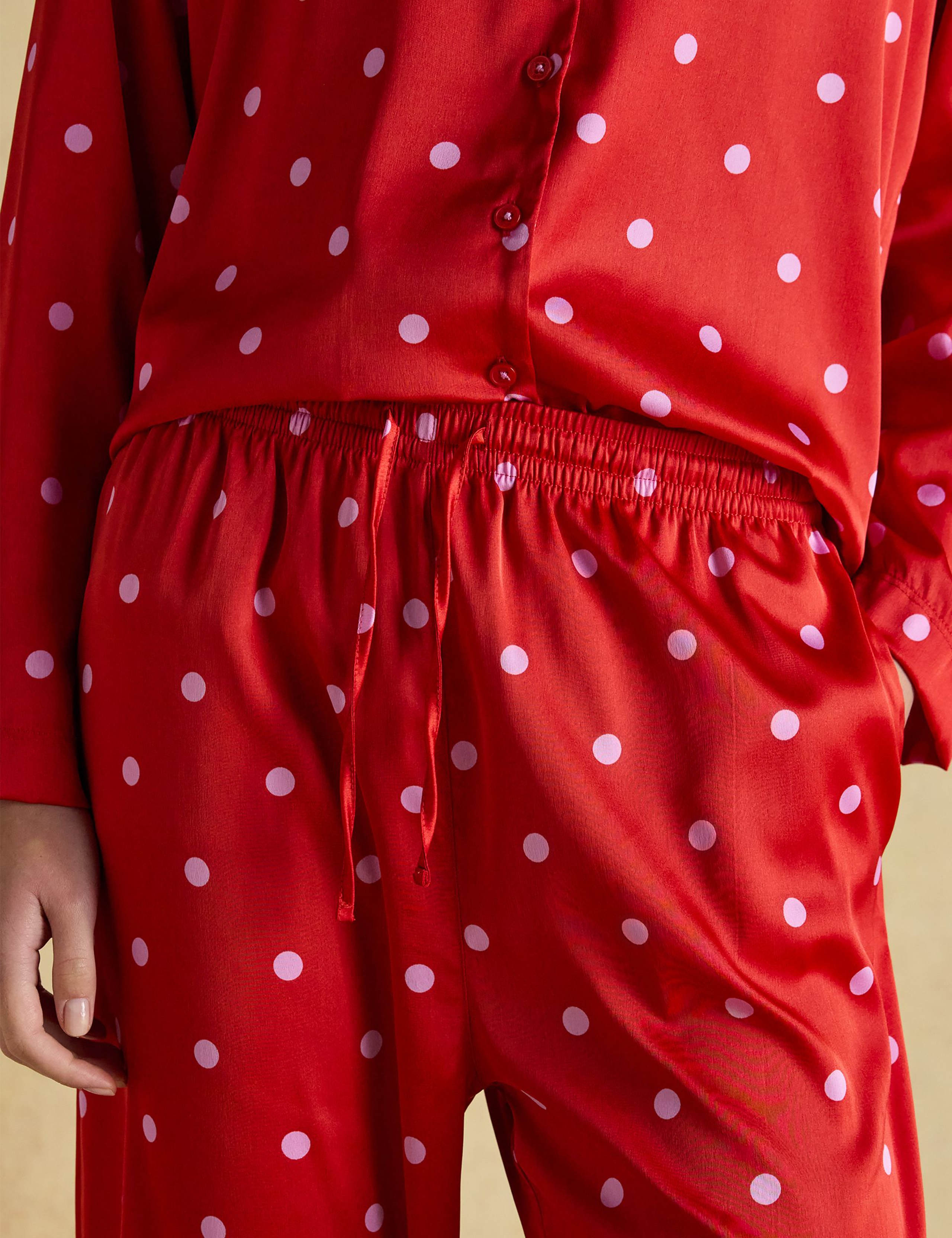 Satin Polka Dot Pyjama Set 7 of 8