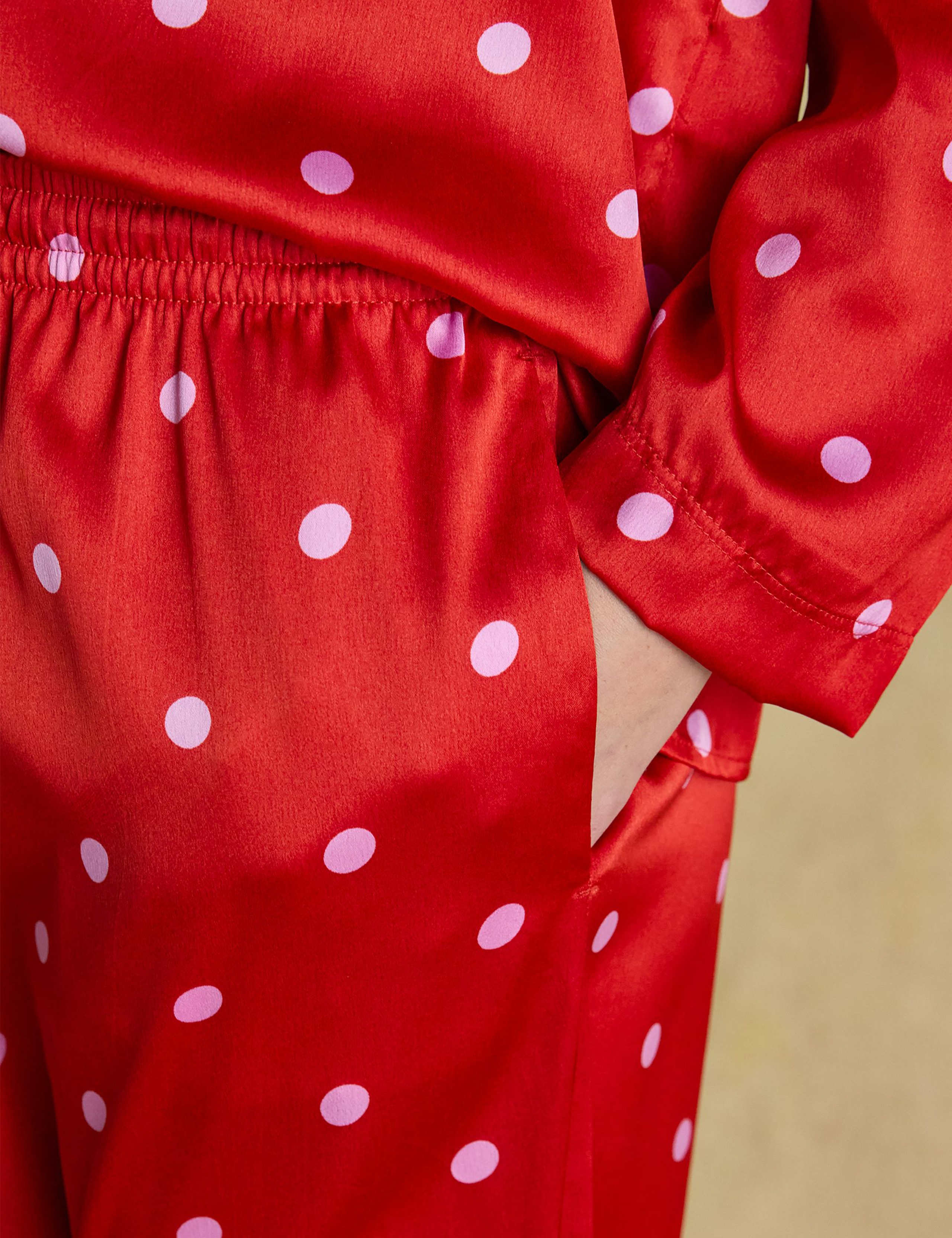Satin Polka Dot Pyjama Set 8 of 8