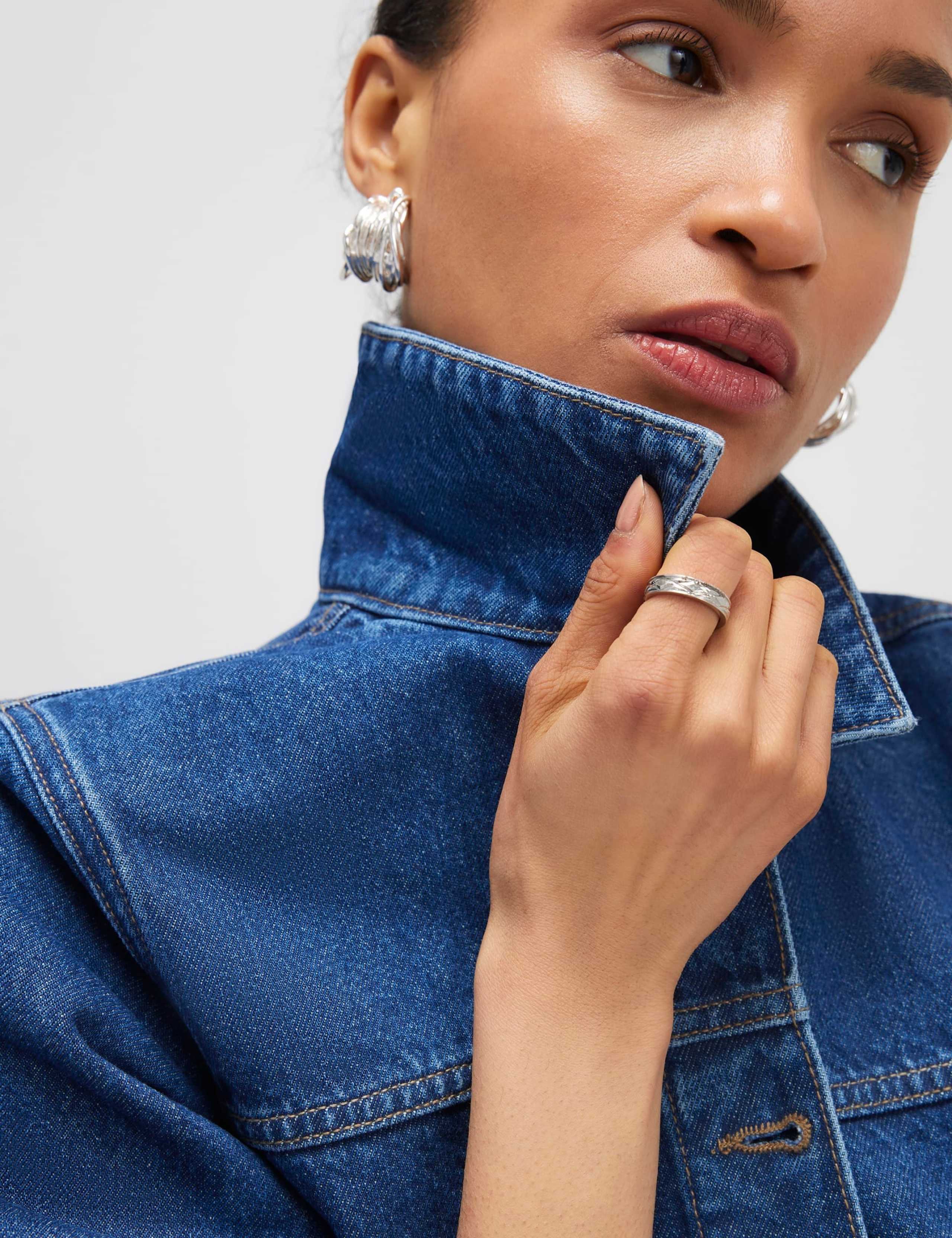 Denim Button Through Mini Shirt Dress 4 of 4