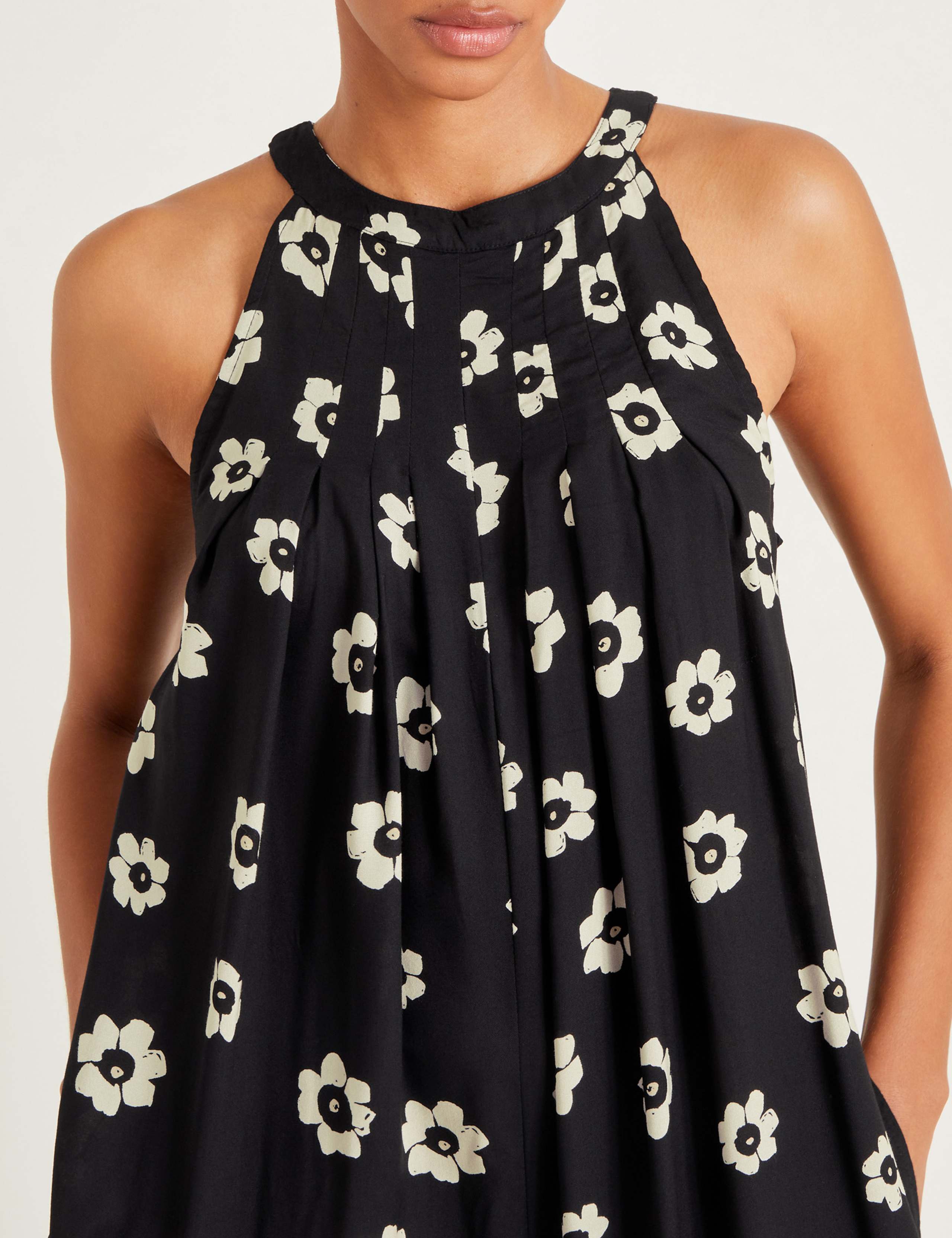 Floral Sleeveless Wide Leg Jumpsuit 5 of 5