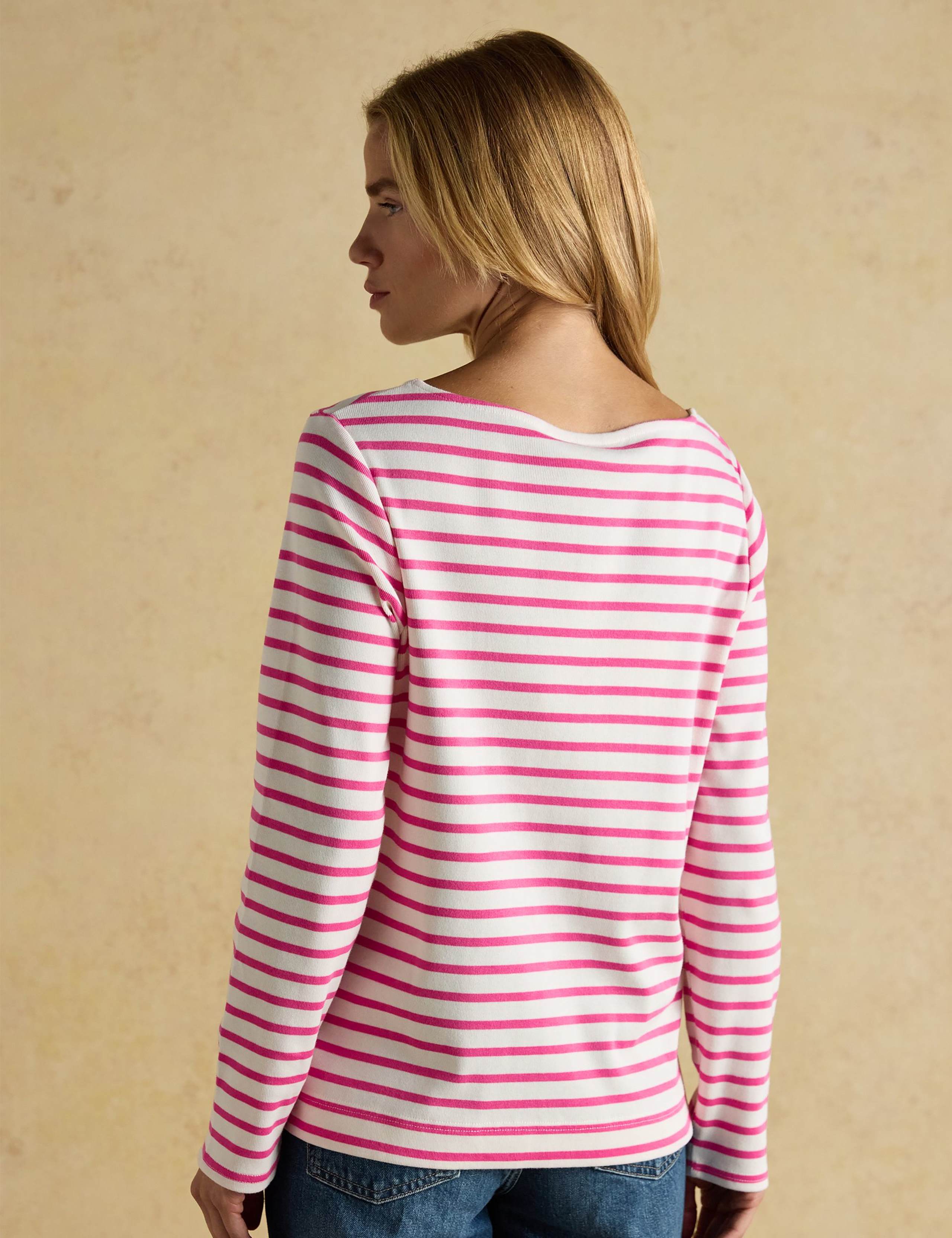 Pure Cotton Striped Alpaca Christmas Top 4 of 7