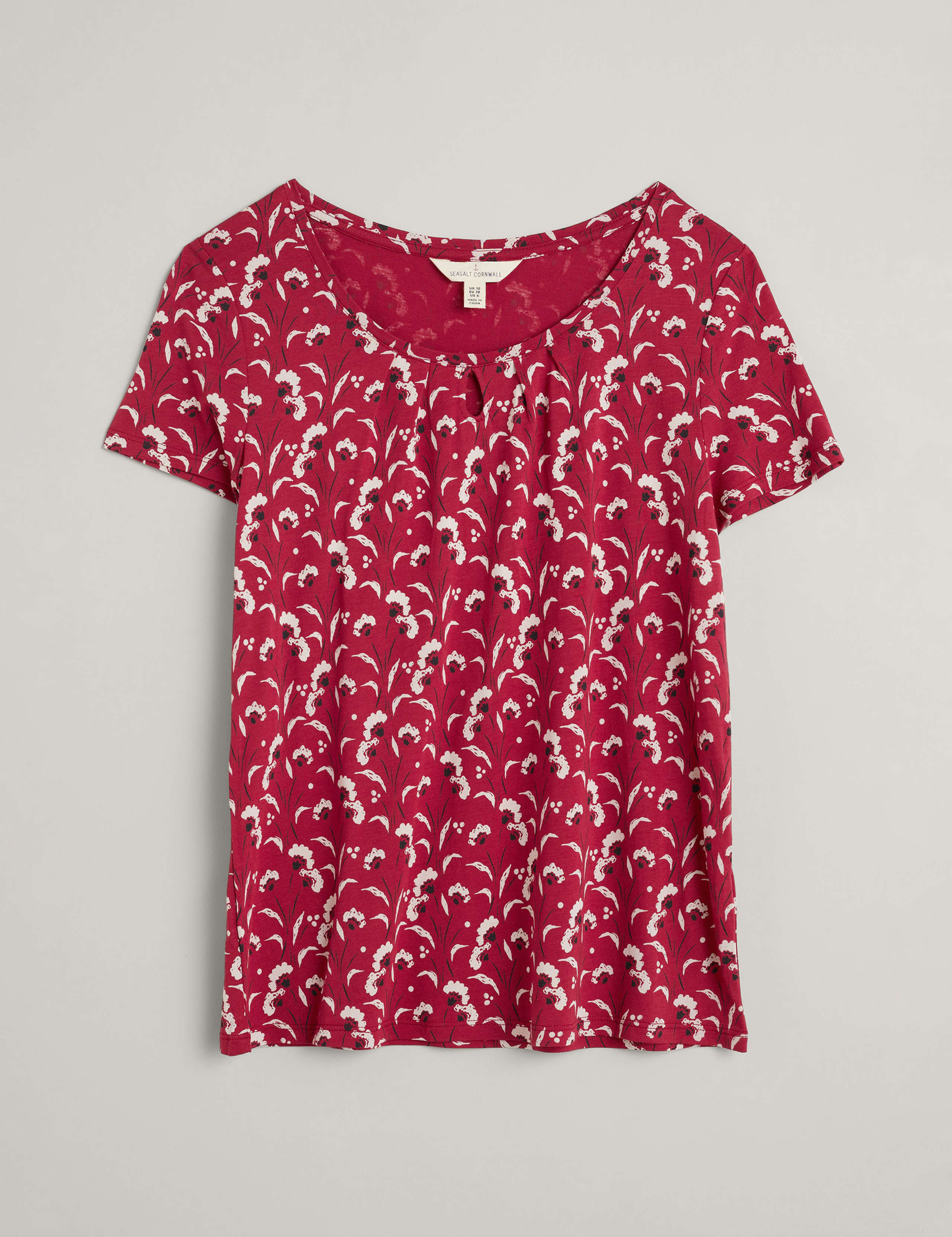 Organic Cotton Floral Short Sleeve T-Shirt 2 of 3