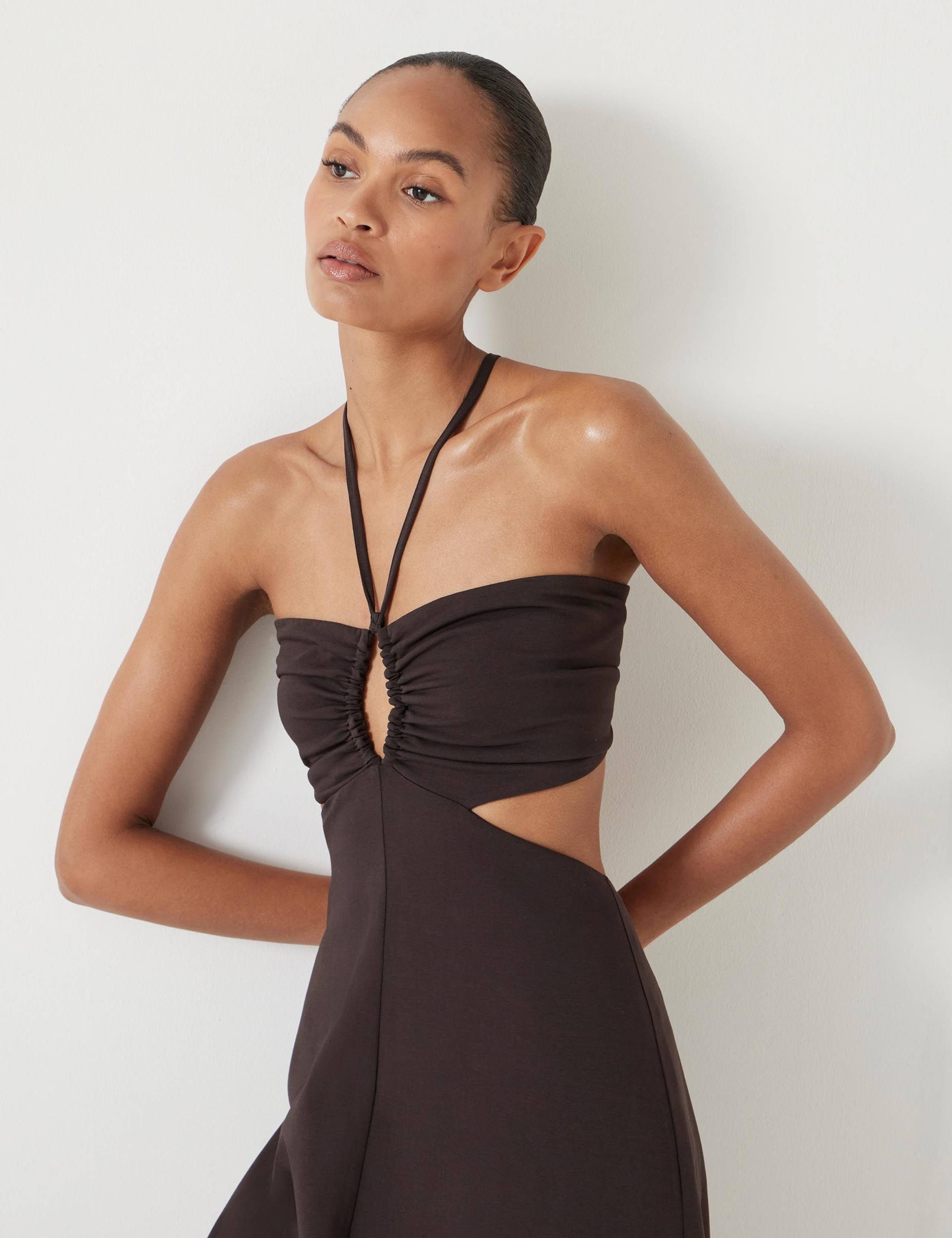 Cotton Rich Cut Out Detail Beach Dress 6 of 7