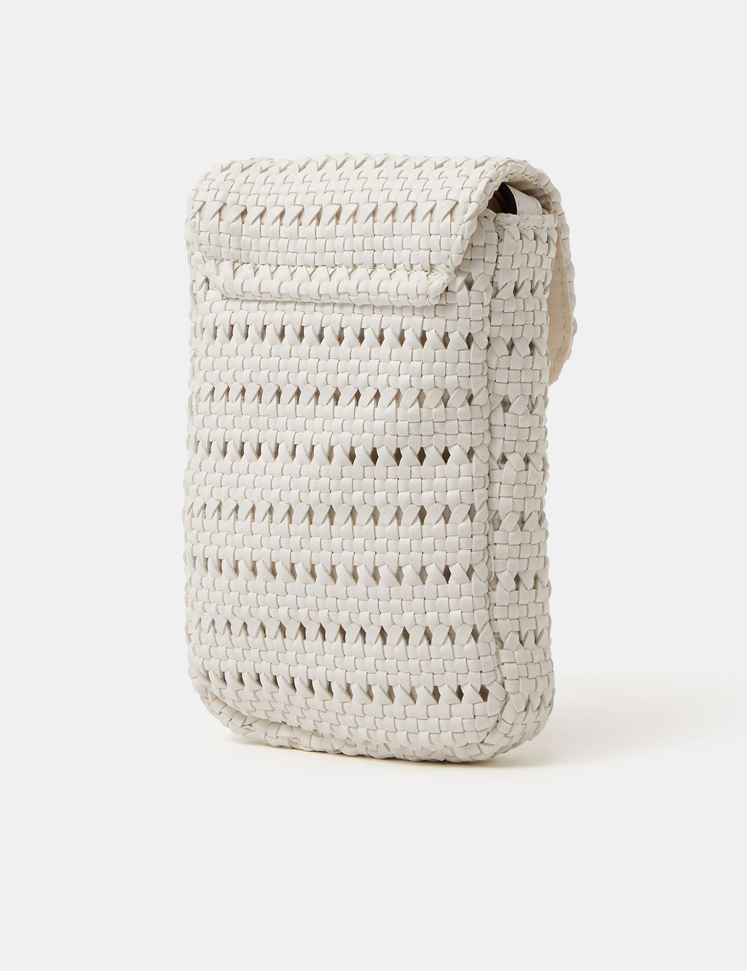 Woven Cross Body Phone Bag 2 of 4