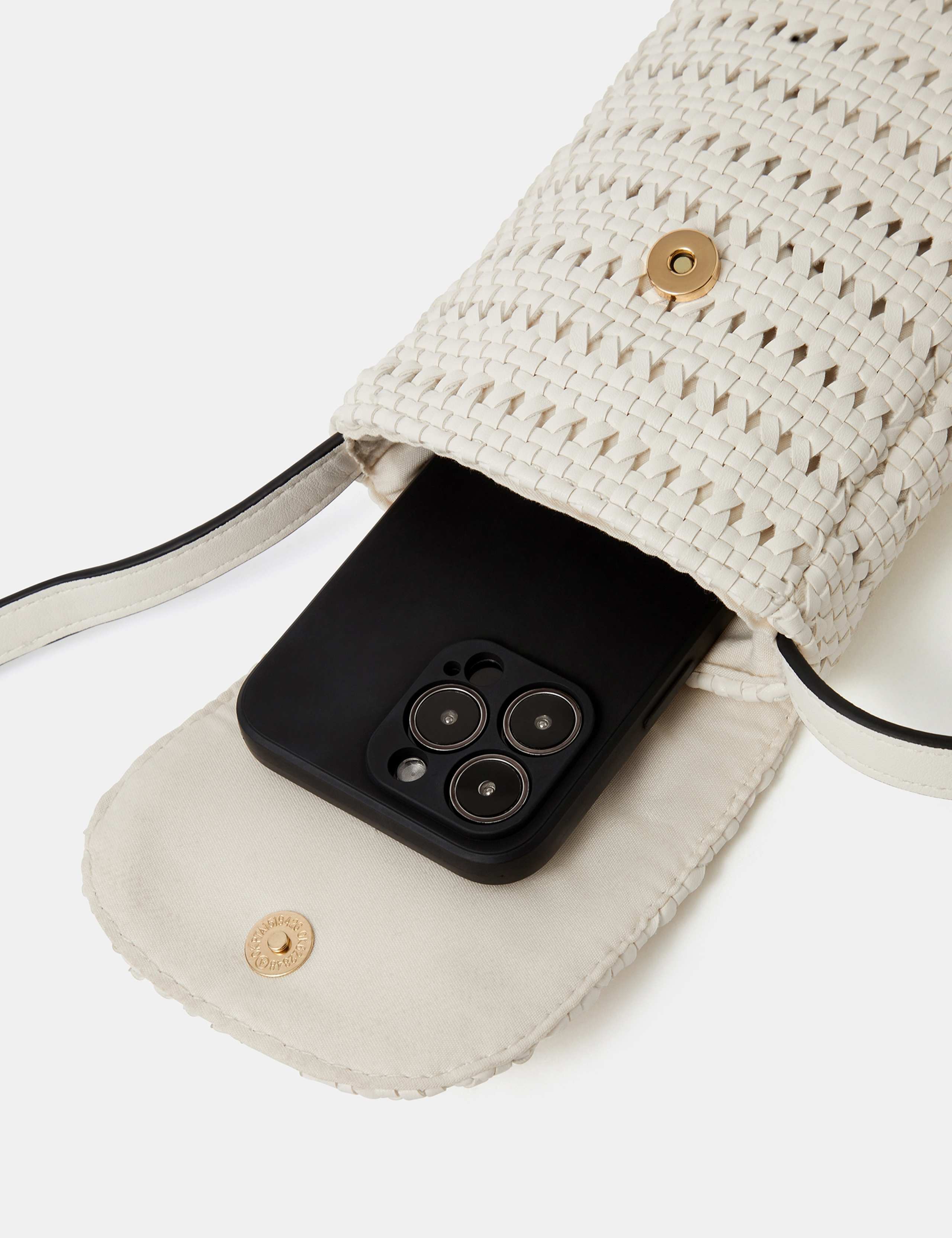 Woven Cross Body Phone Bag 4 of 4