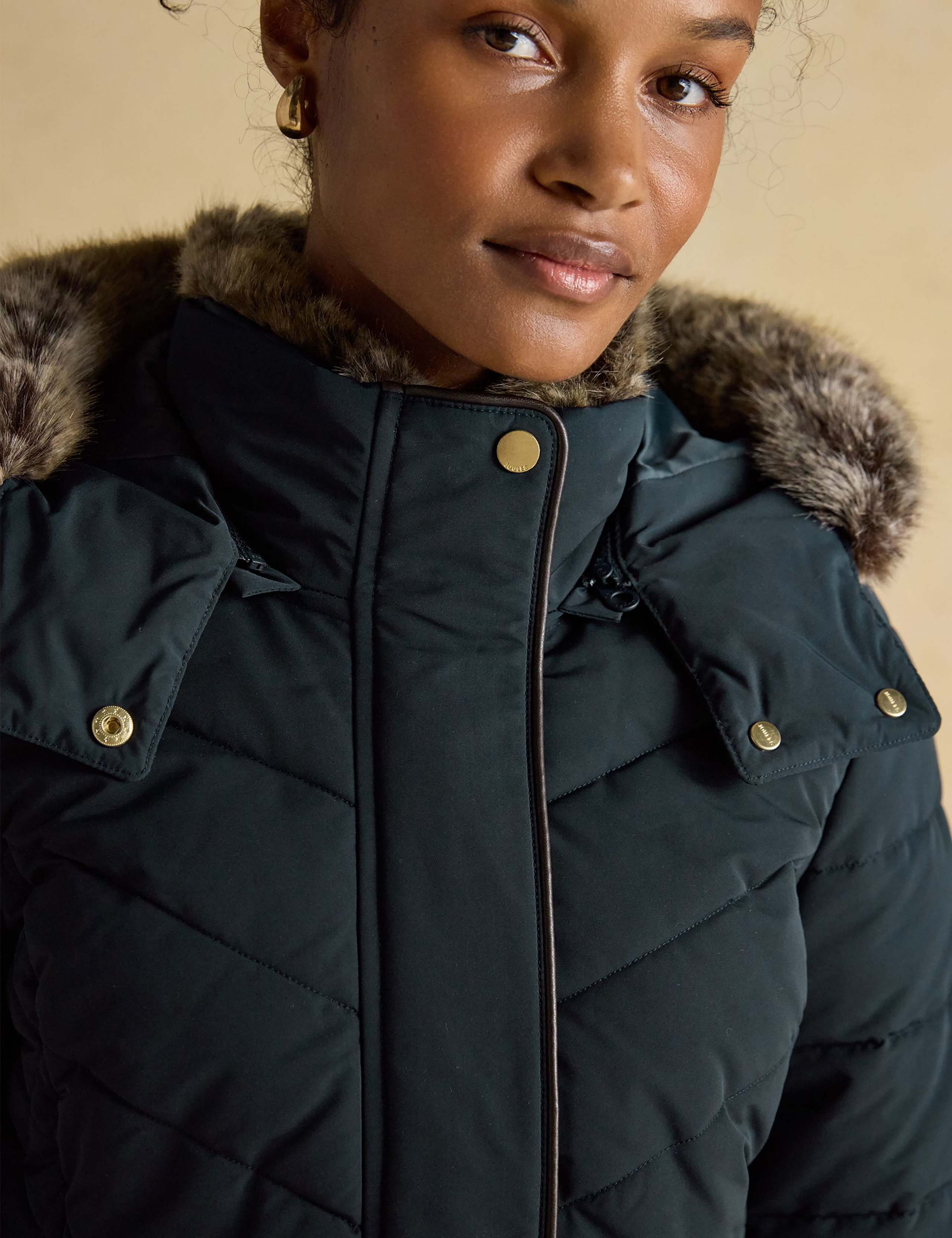 Hooded Quilted Longline Puffer Coat 5 of 13