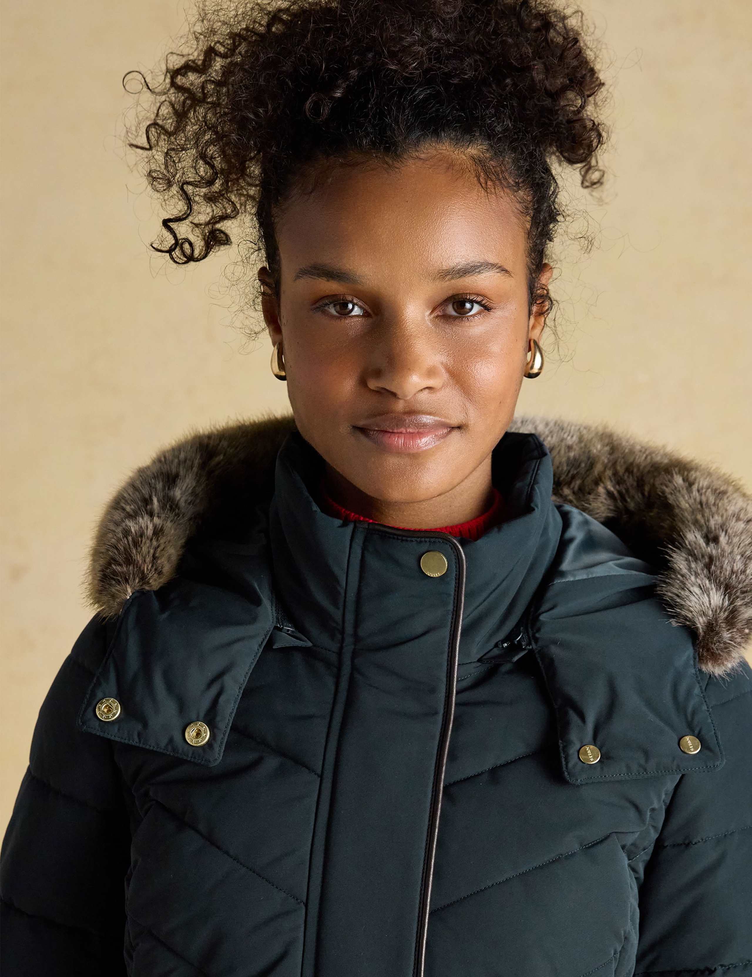 Hooded Quilted Longline Puffer Coat 10 of 13