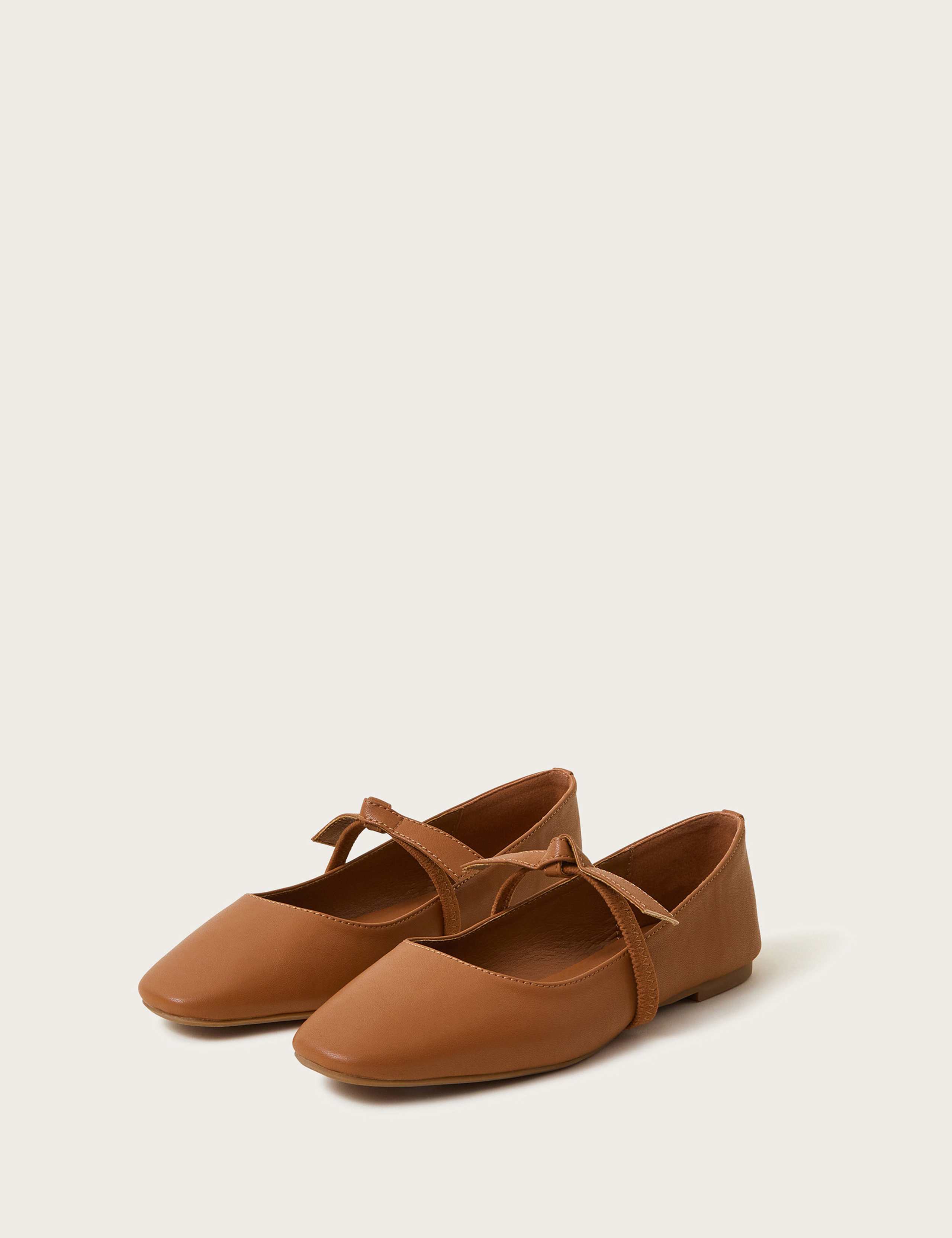 Slip On Flat Ballet Pumps 2 of 3
