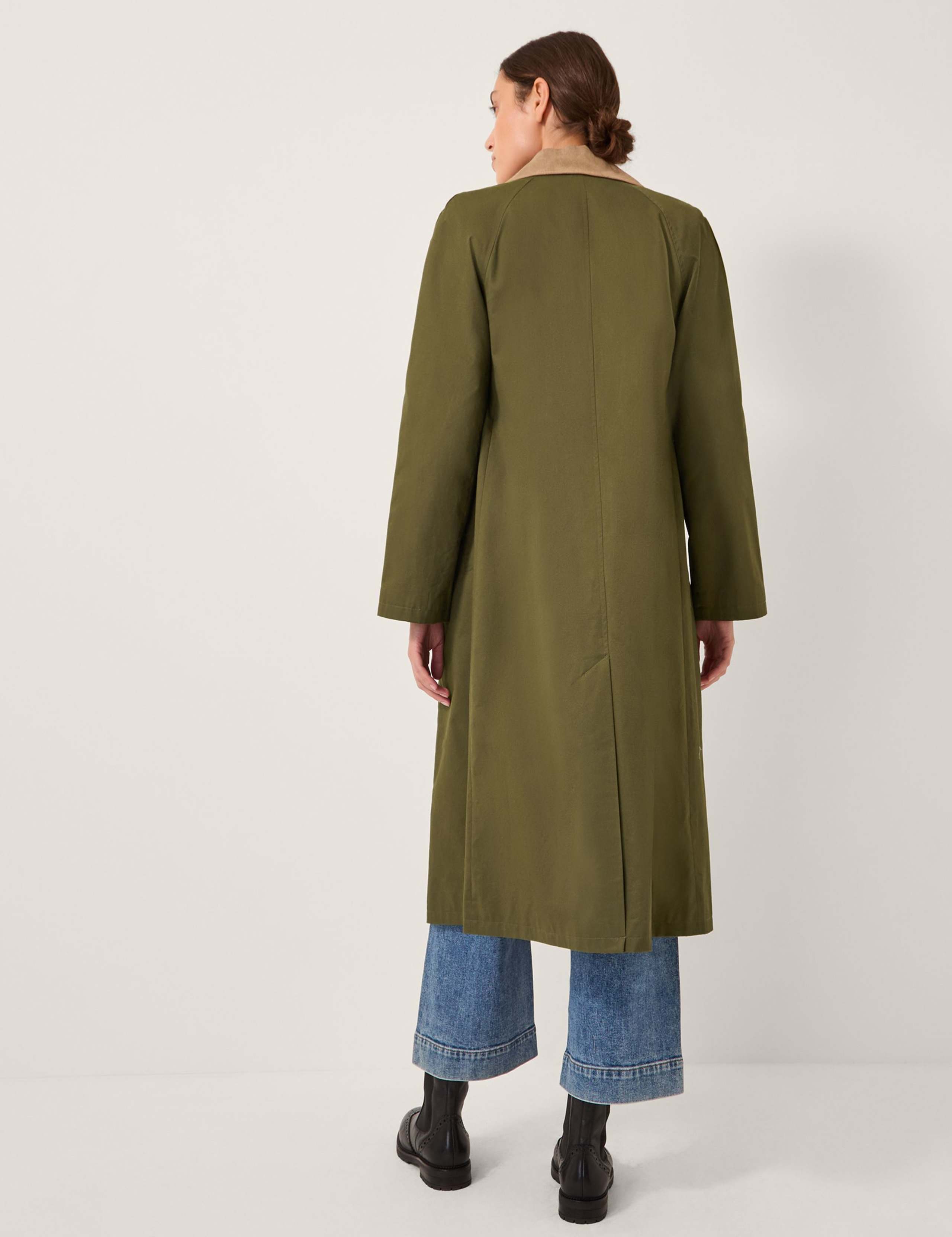 Pure Cotton Collared Trench Coat 4 of 4