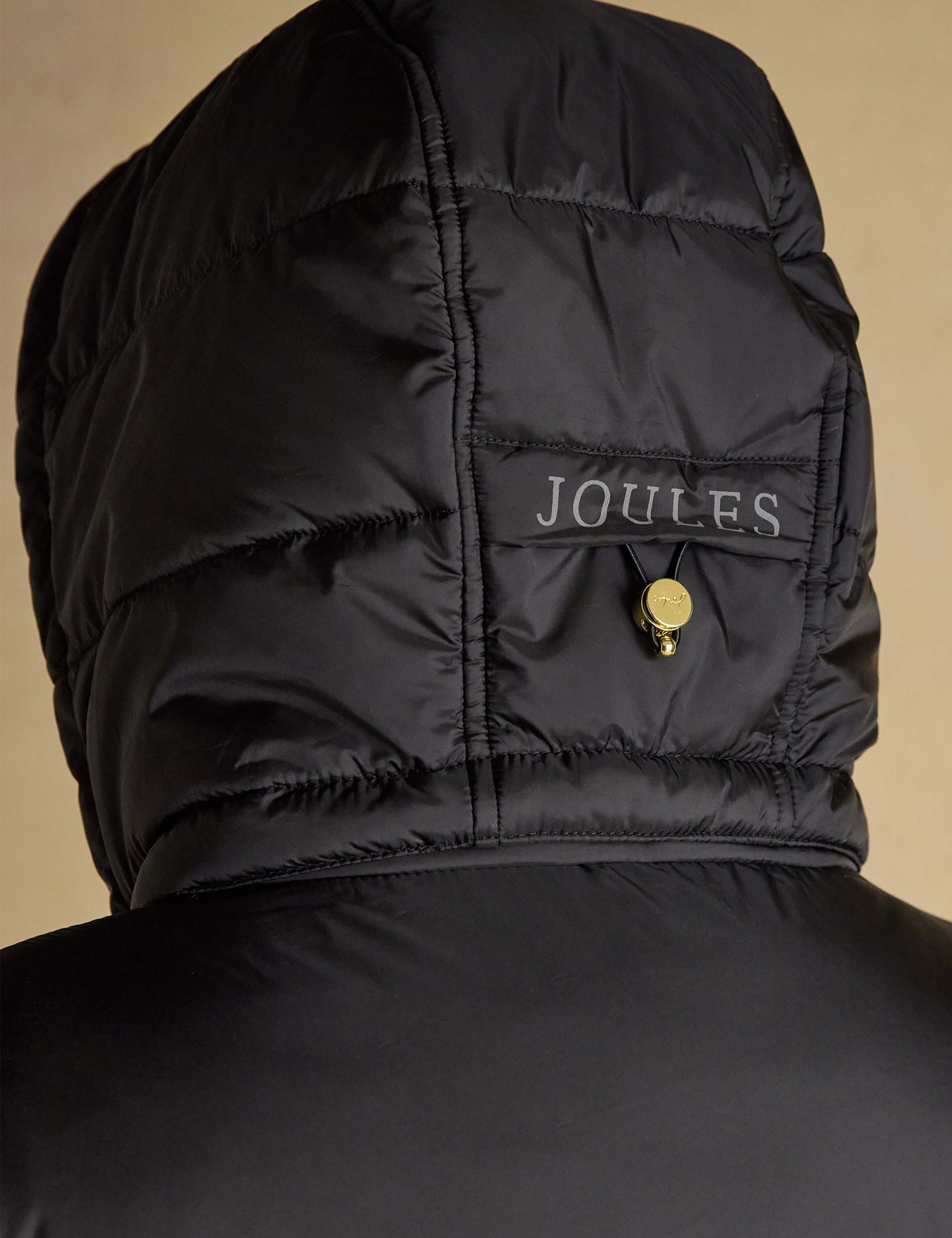 Hooded Padded Quilted Longline Puffer Coat 5 of 11