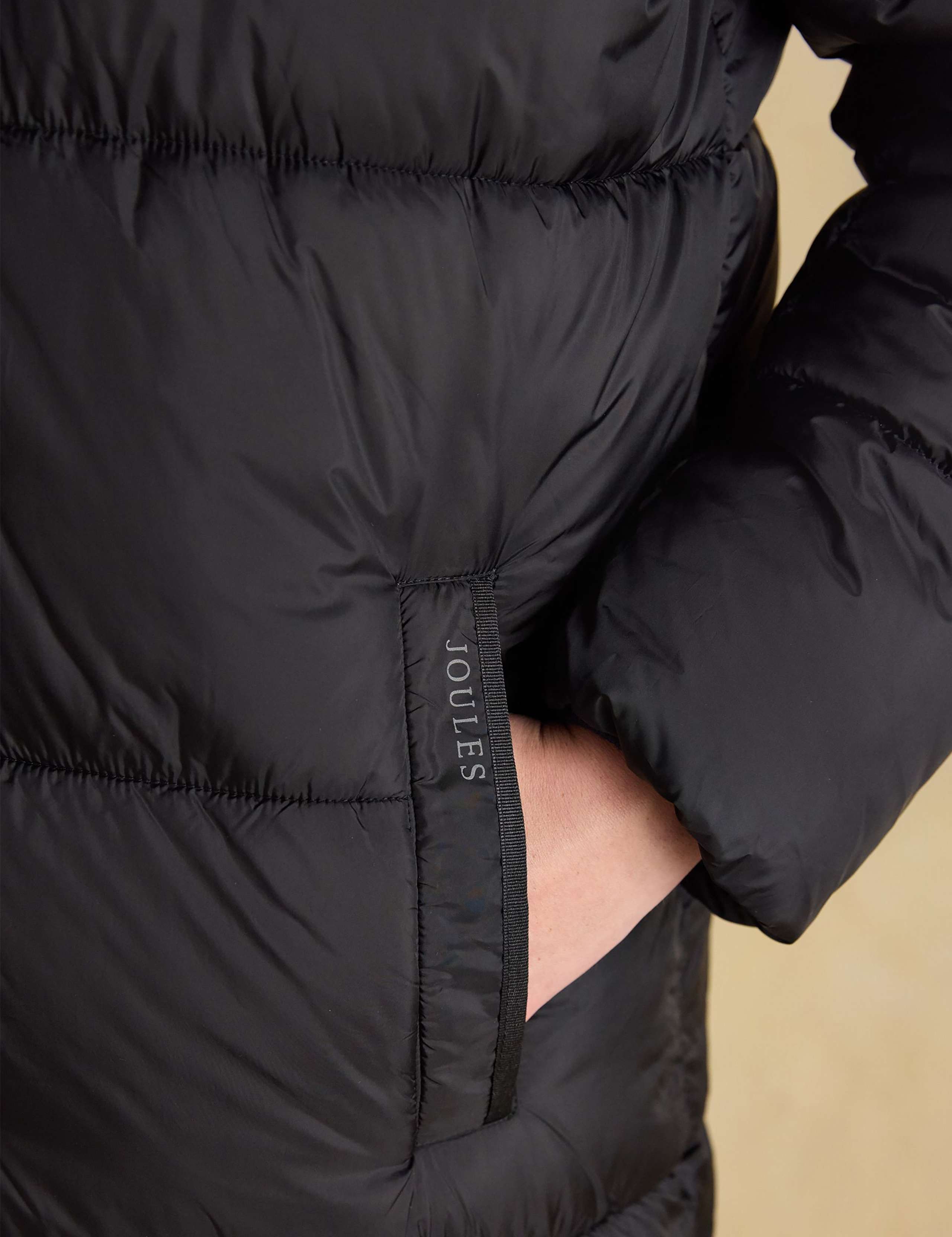 Hooded Padded Quilted Longline Puffer Coat 10 of 11