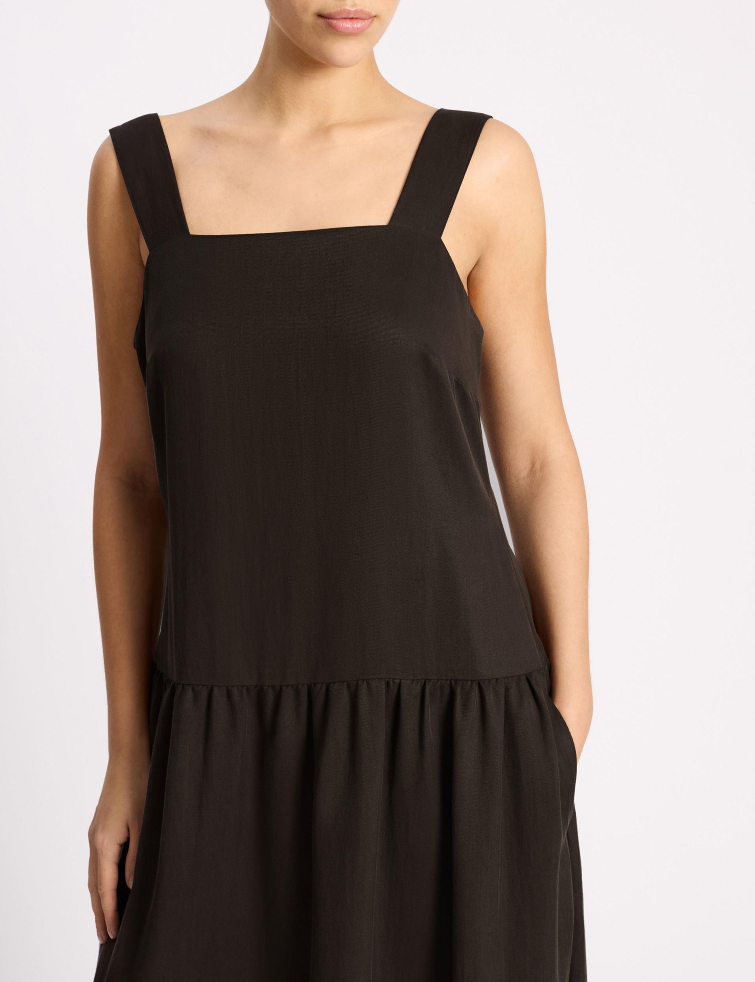Lyocell Rich Maxi Dropped Waist Dress 5 of 5