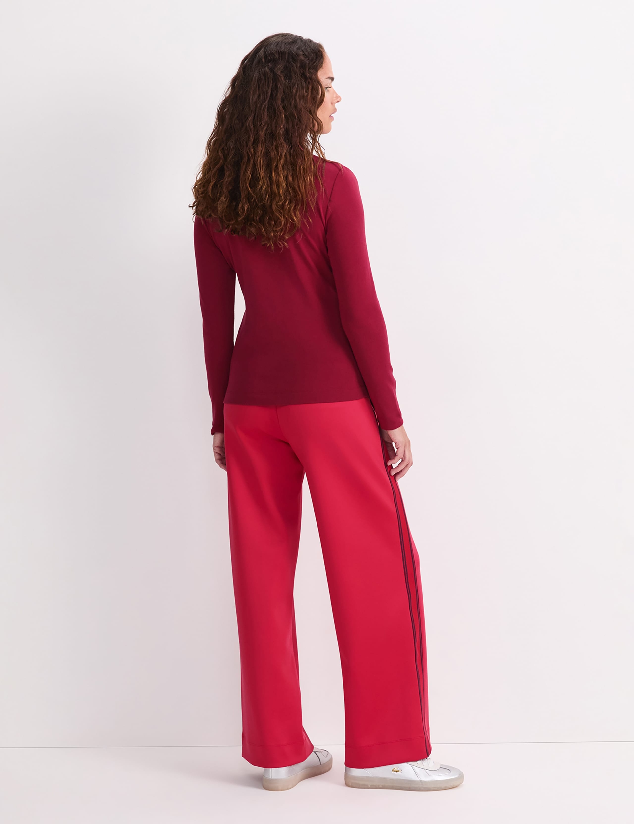 Pure Cotton Ribbed Funnel Neck Top 4 of 7