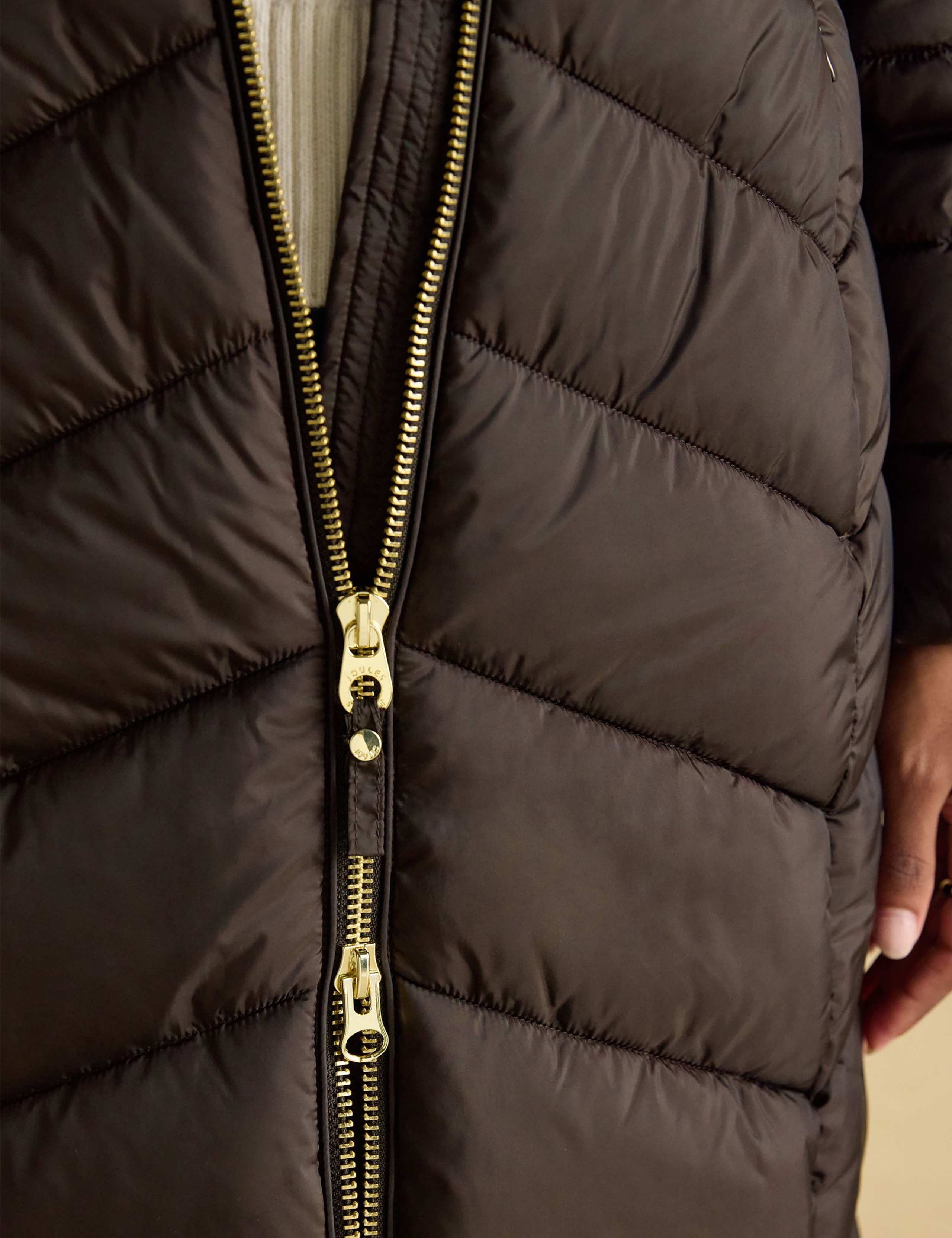 Hooded Quilted Longline Puffer Coat 8 of 8