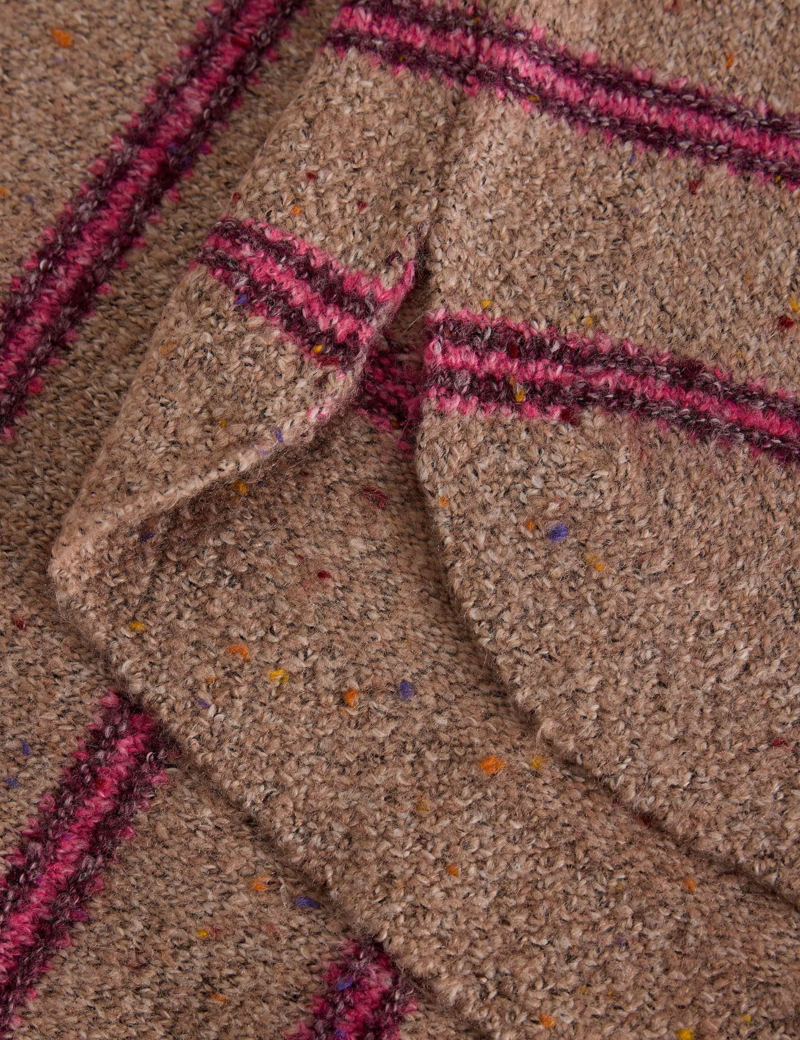 Stripe Nep Yarn Crew Neck Jumper 6 of 6