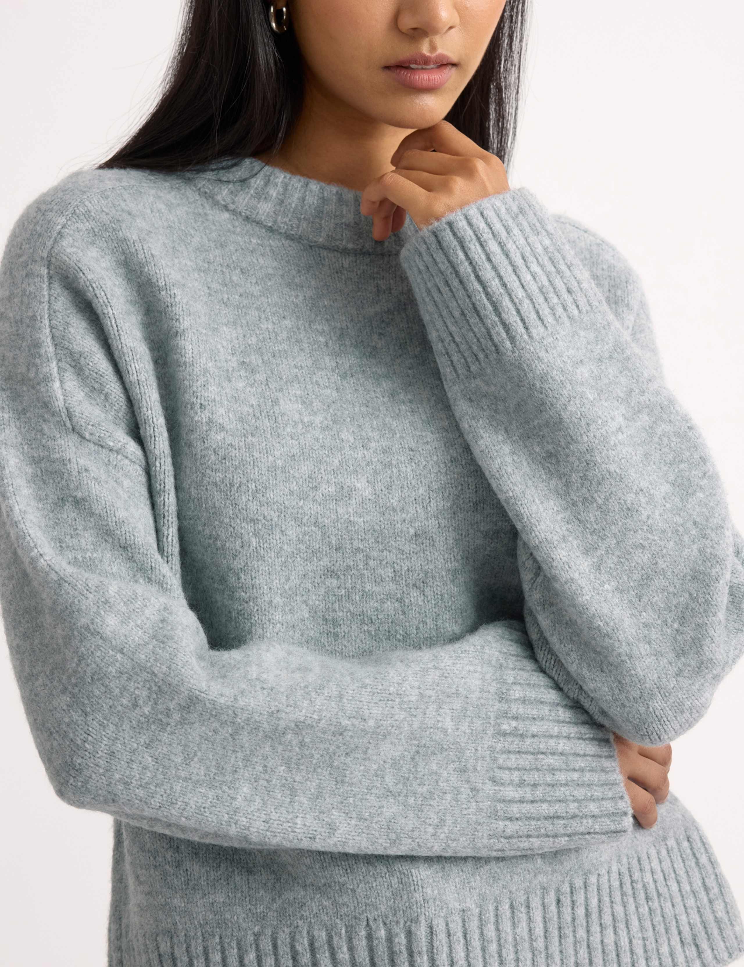Raglan Sleeve Jumper with Wool 3 of 5