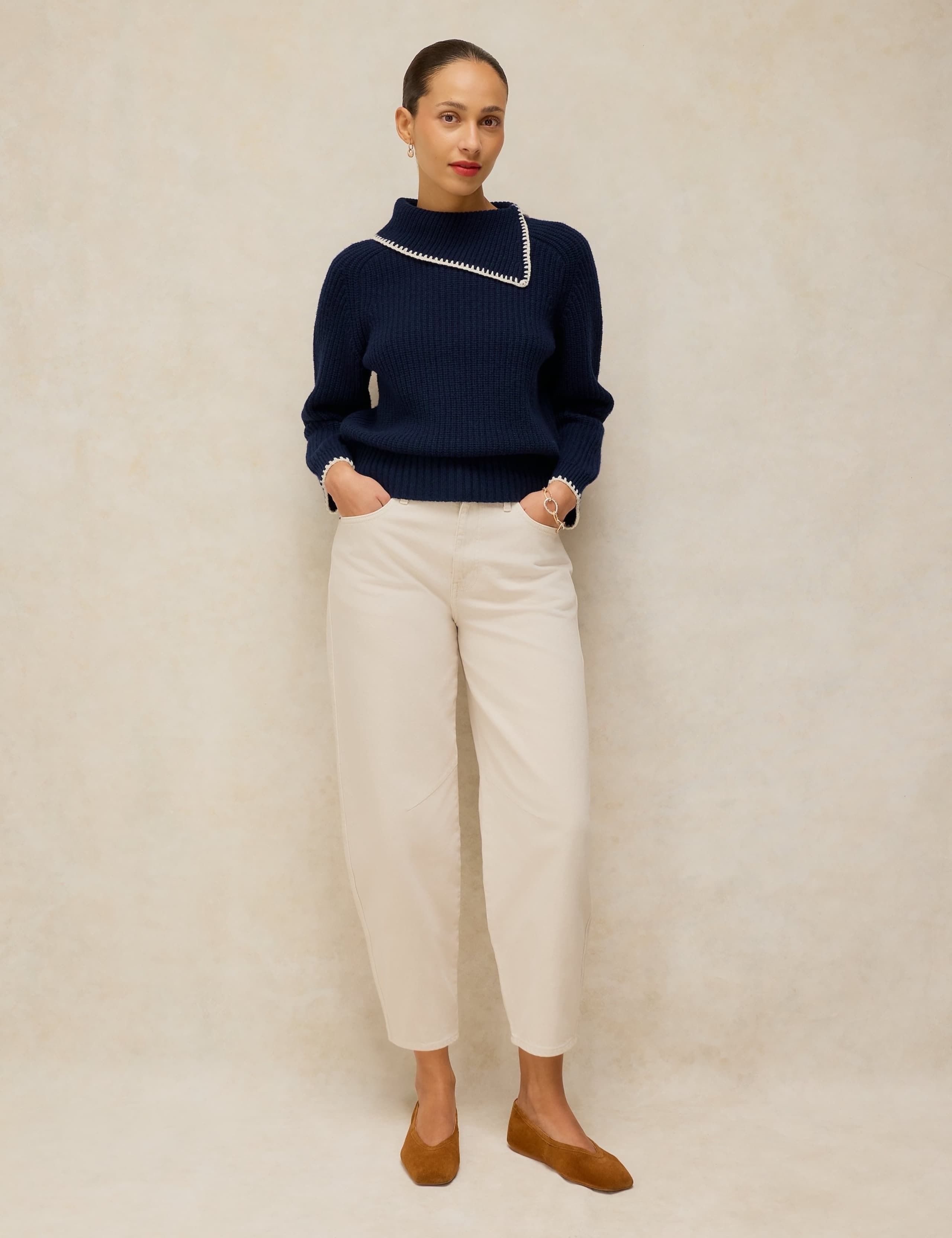 Wool Rich Collared Jumper 3 of 7