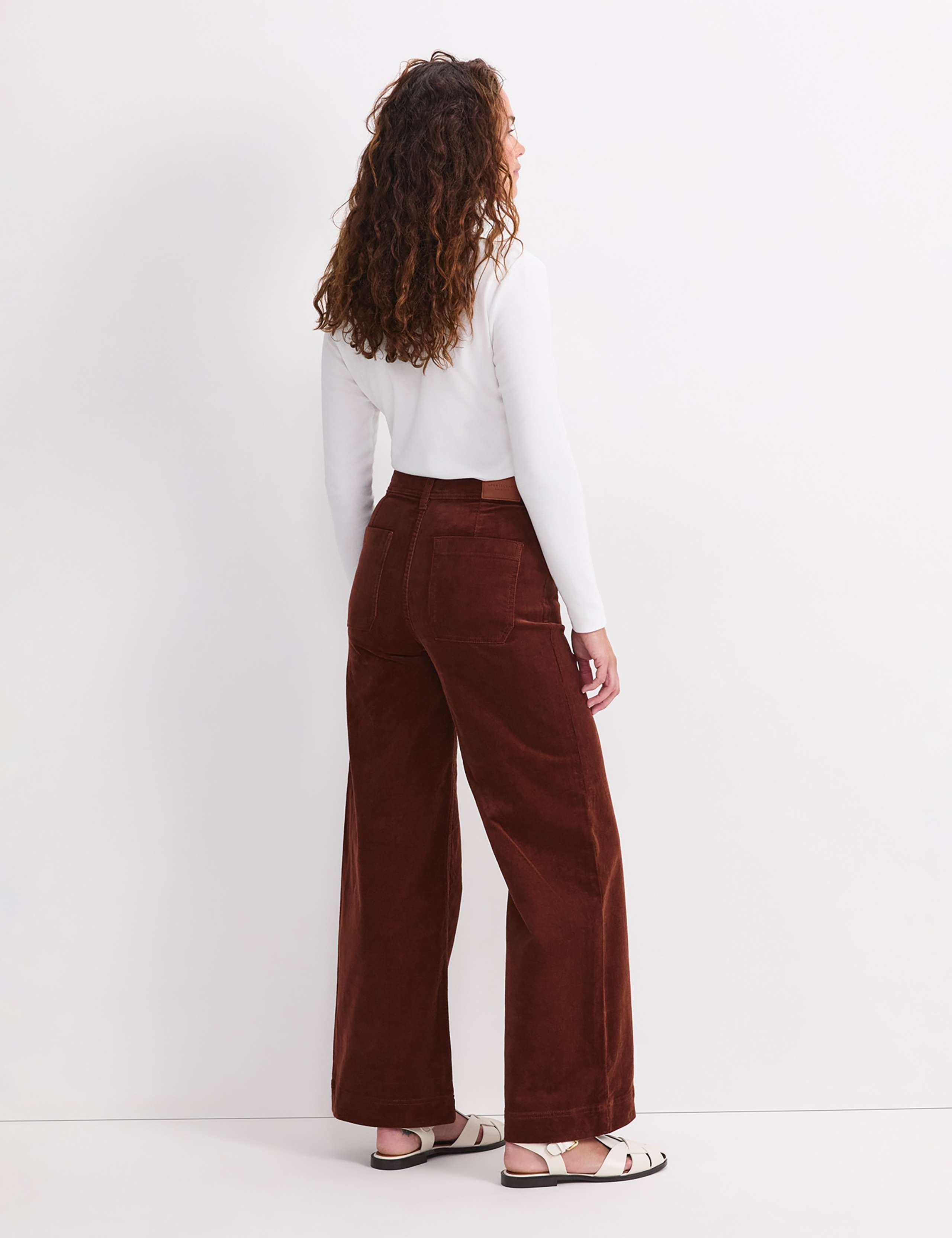 Corduroy High Waisted Slim Fit Jeans 5 of 6