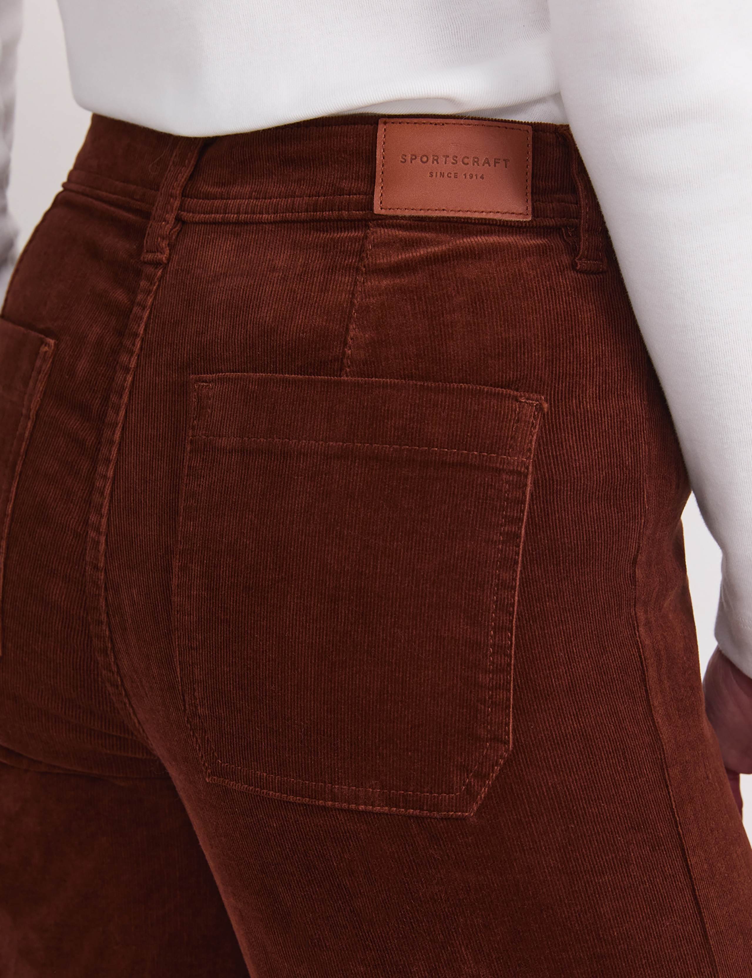 Corduroy High Waisted Slim Fit Jeans 6 of 6