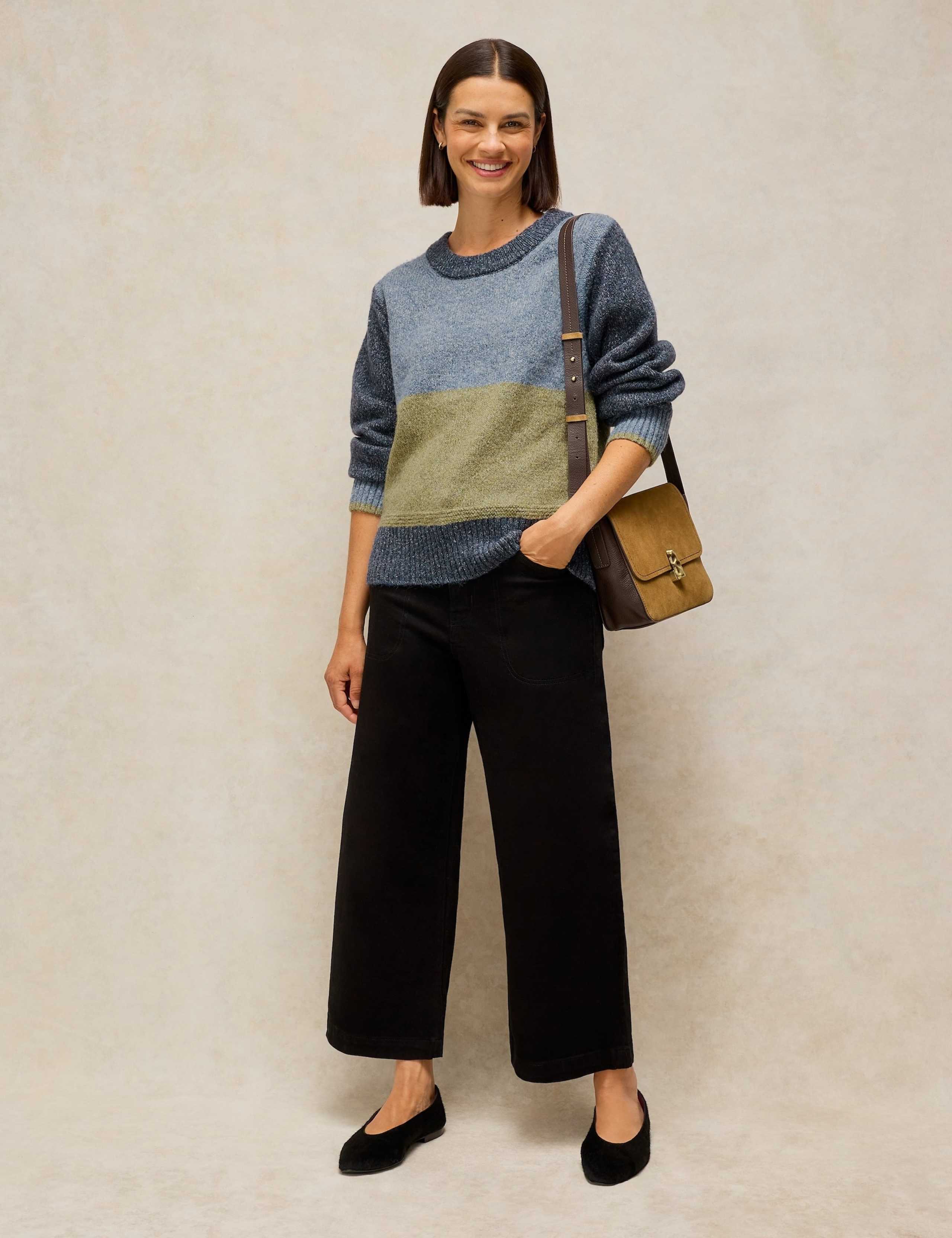 Colour Block Crew Neck Jumper 3 of 6
