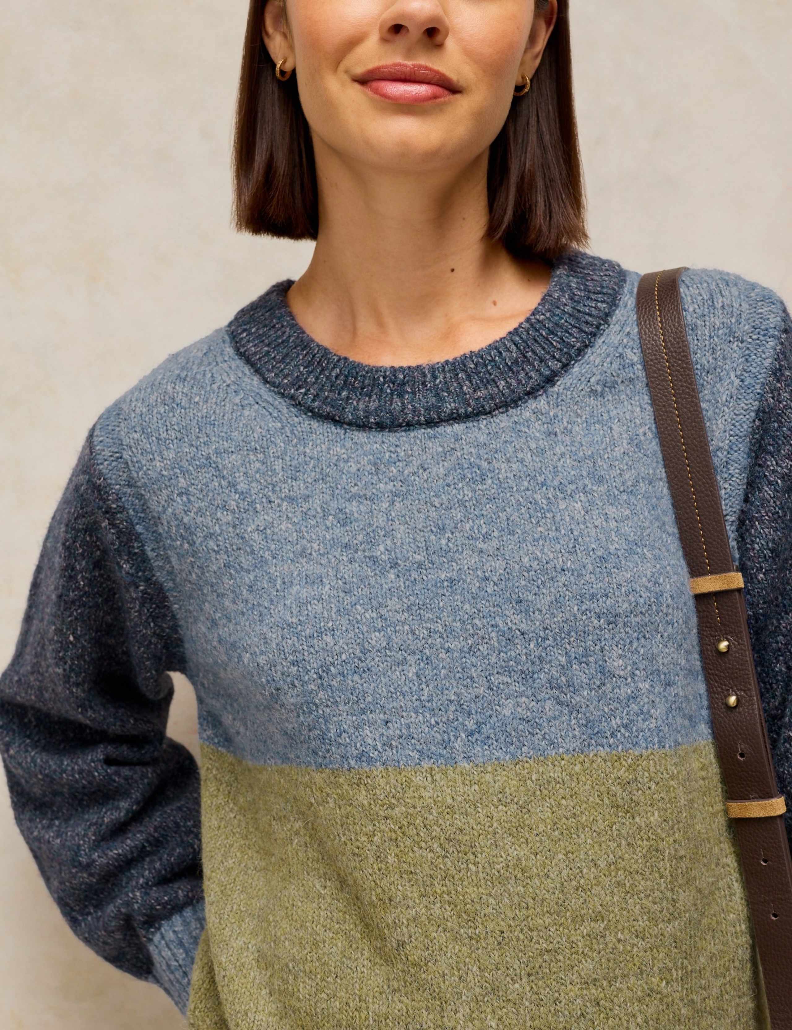 Colour Block Crew Neck Jumper 4 of 6