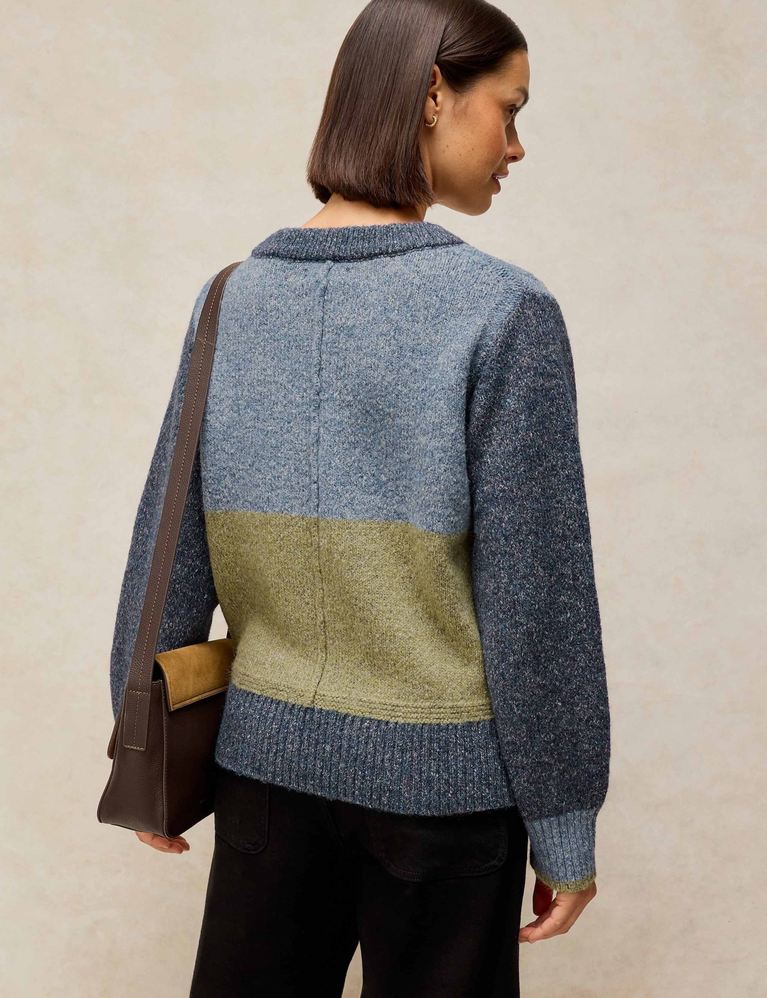 Colour Block Crew Neck Jumper 5 of 6