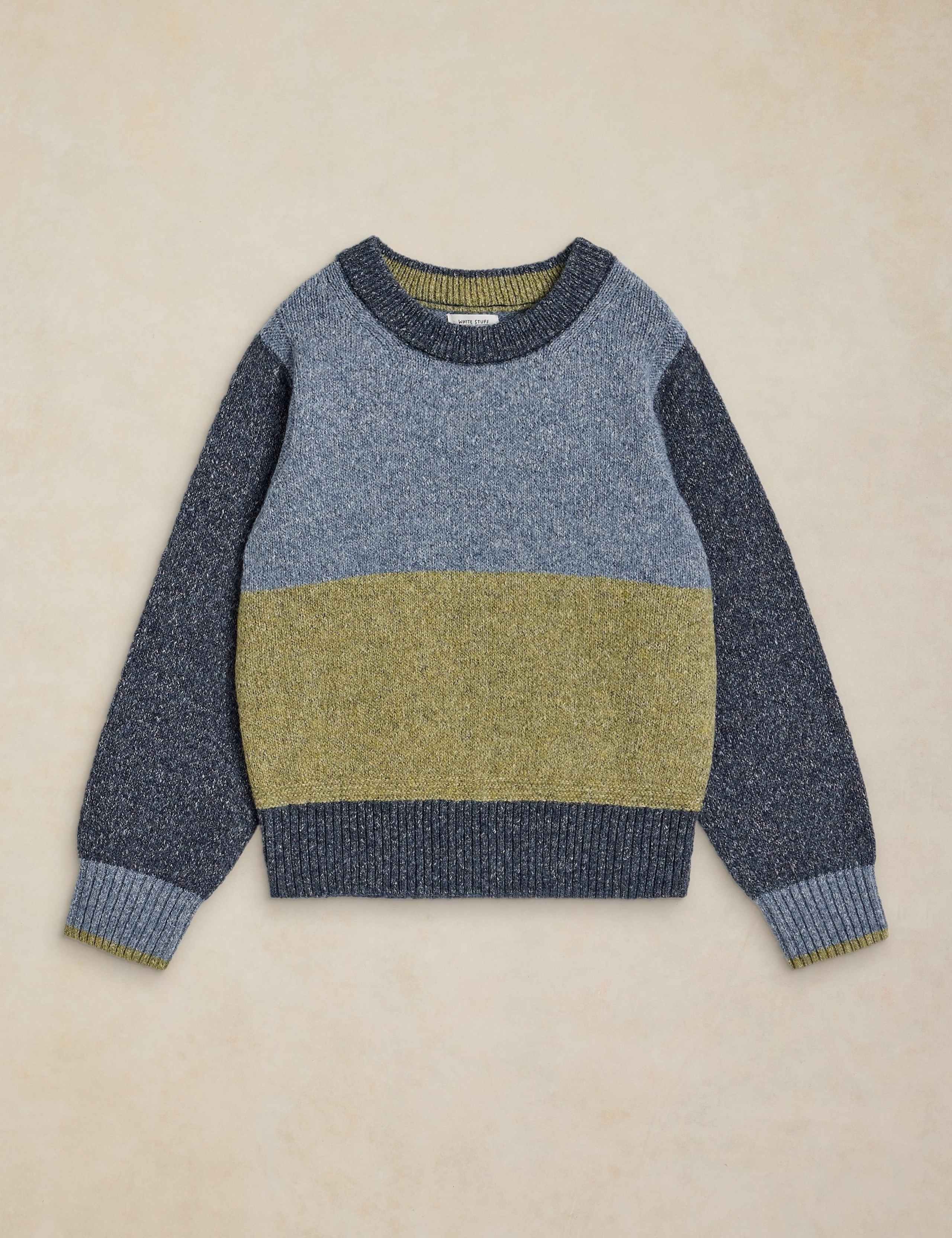 Colour Block Crew Neck Jumper 2 of 6