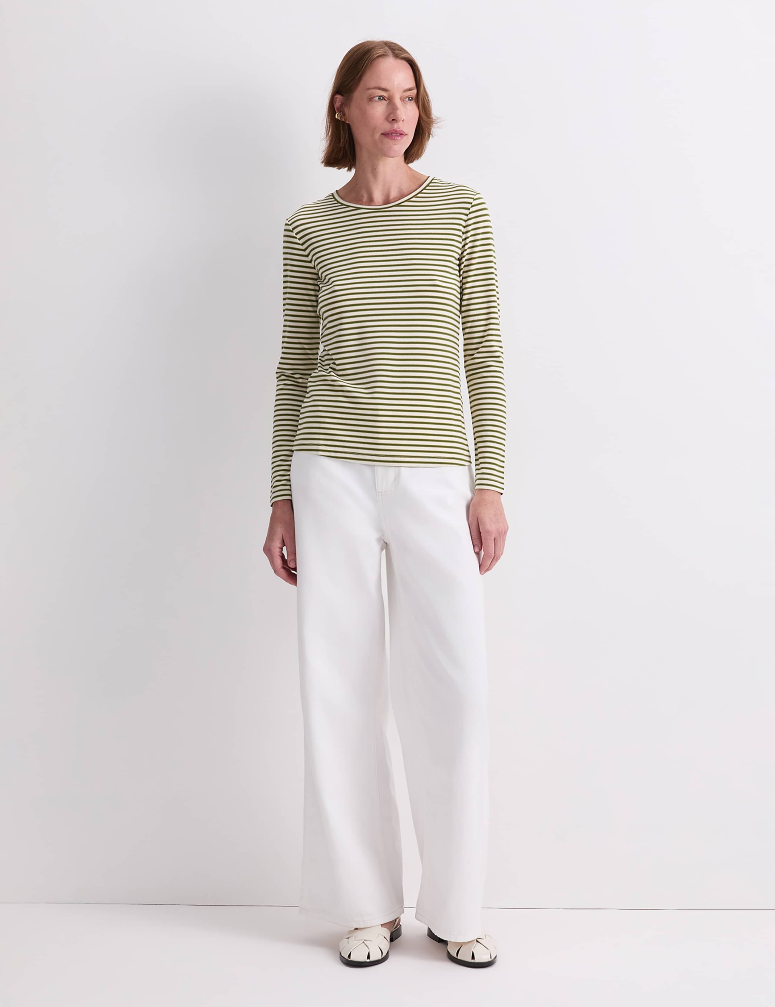 Modal Rich Striped Sparkly T-Shirt 2 of 7