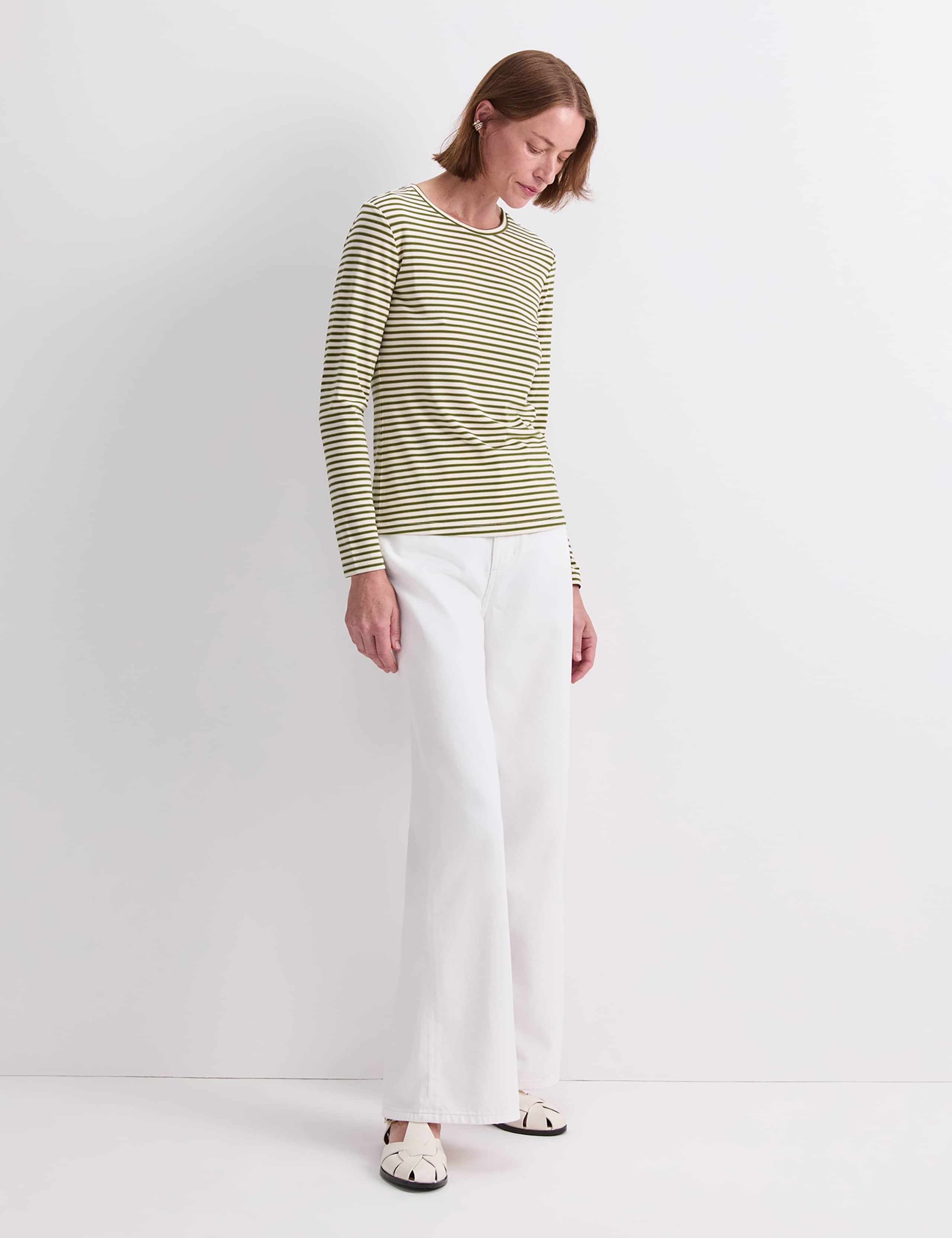 Modal Rich Striped Sparkly T-Shirt 3 of 7