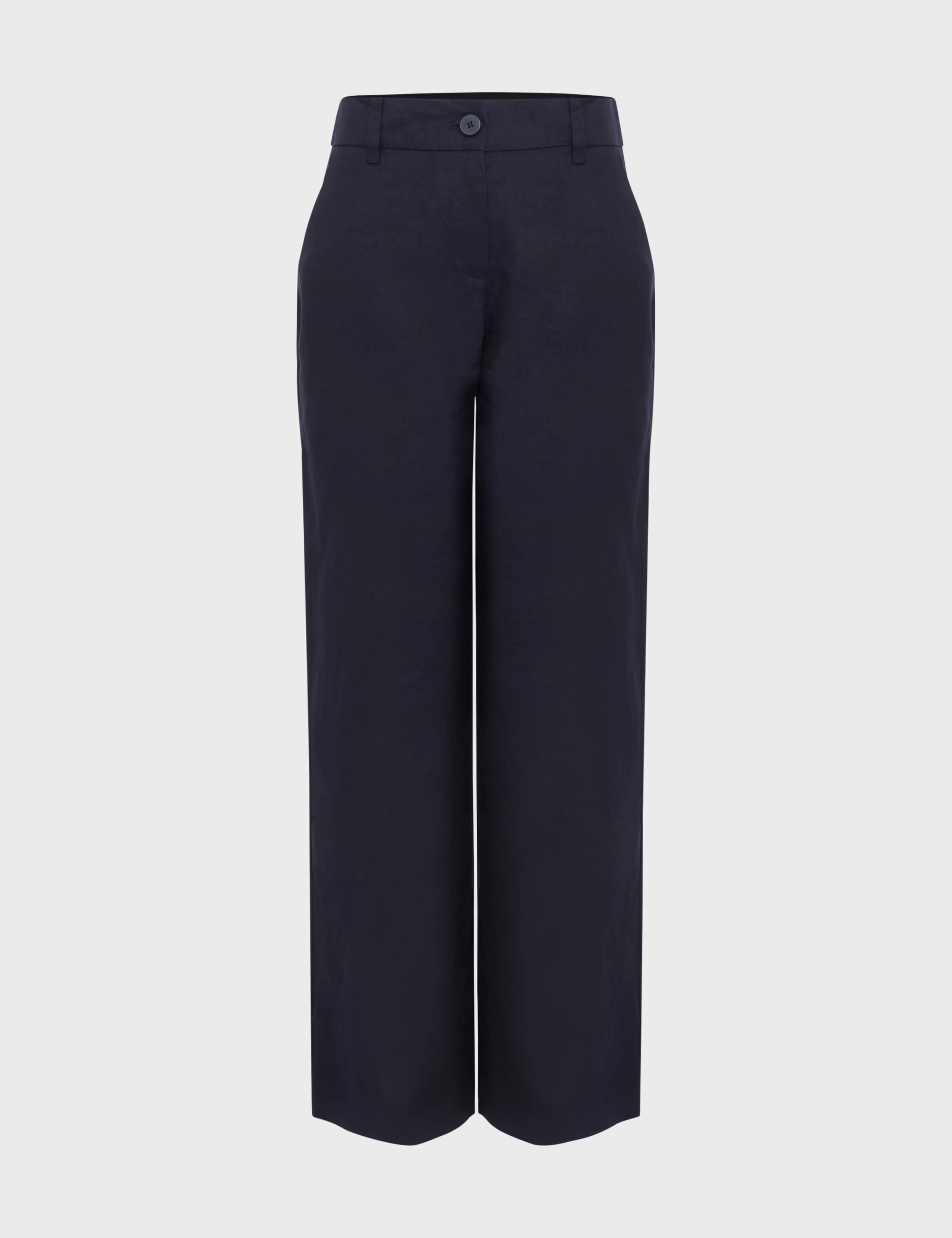Pure Linen Wide Leg Trousers 2 of 6