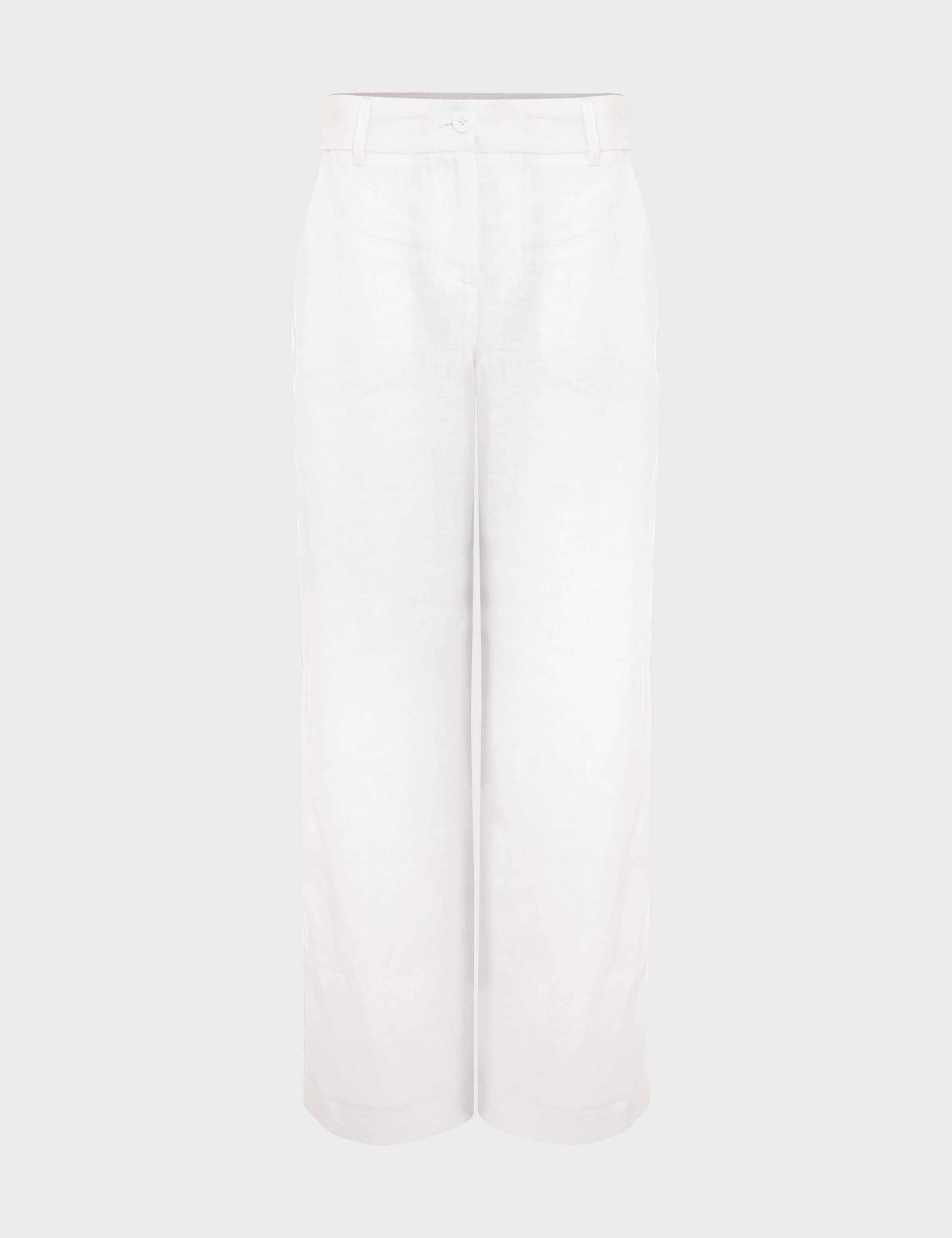 Pure Linen Wide Leg Trousers 2 of 7