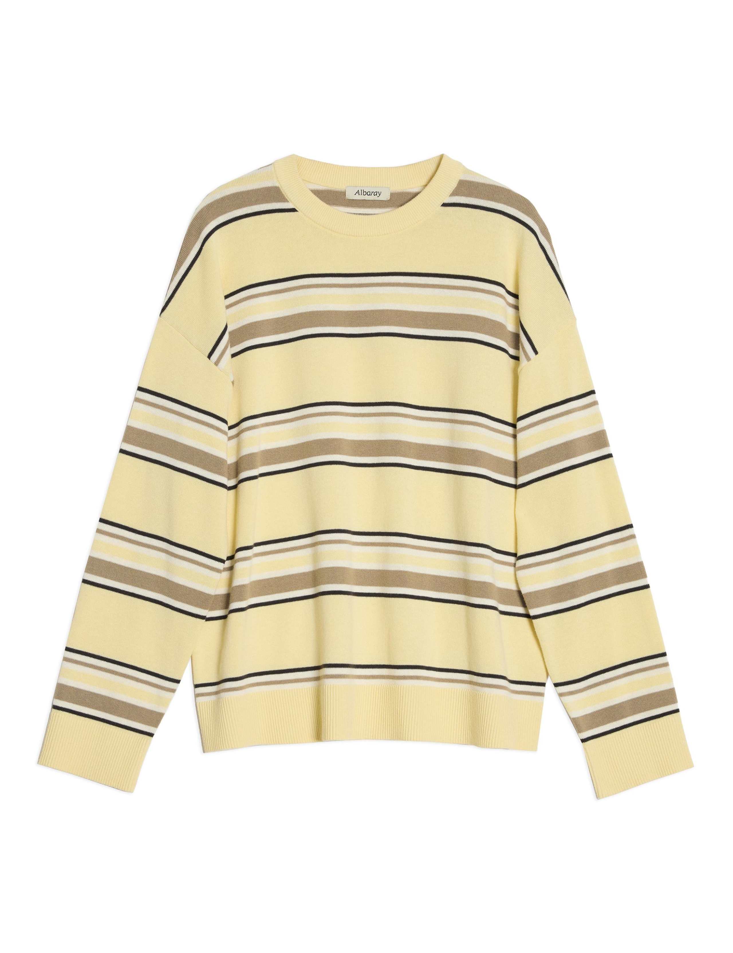 Pure Cotton Striped Jumper 2 of 4