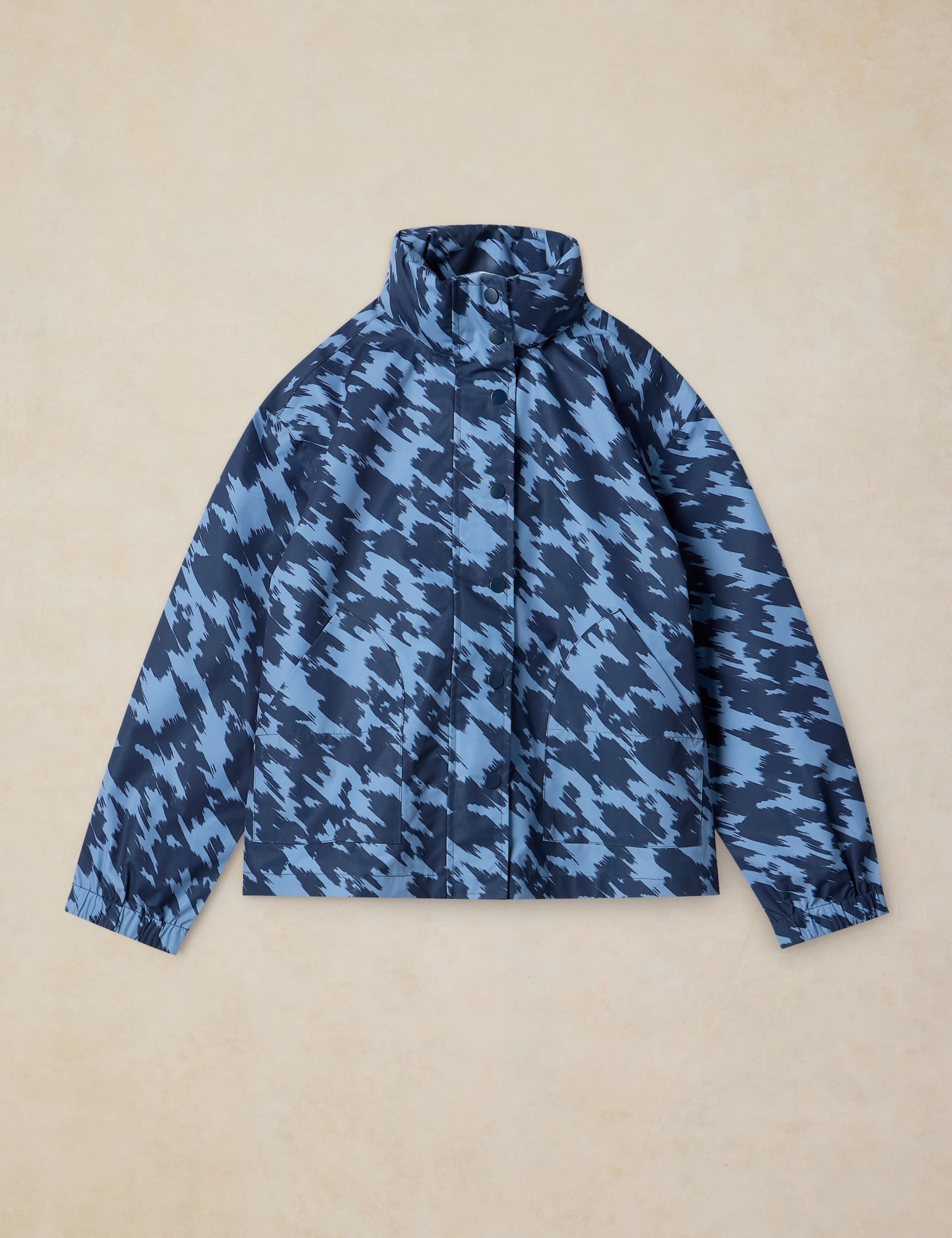 Waterproof Printed Padded Hooded Short Coat 2 of 6