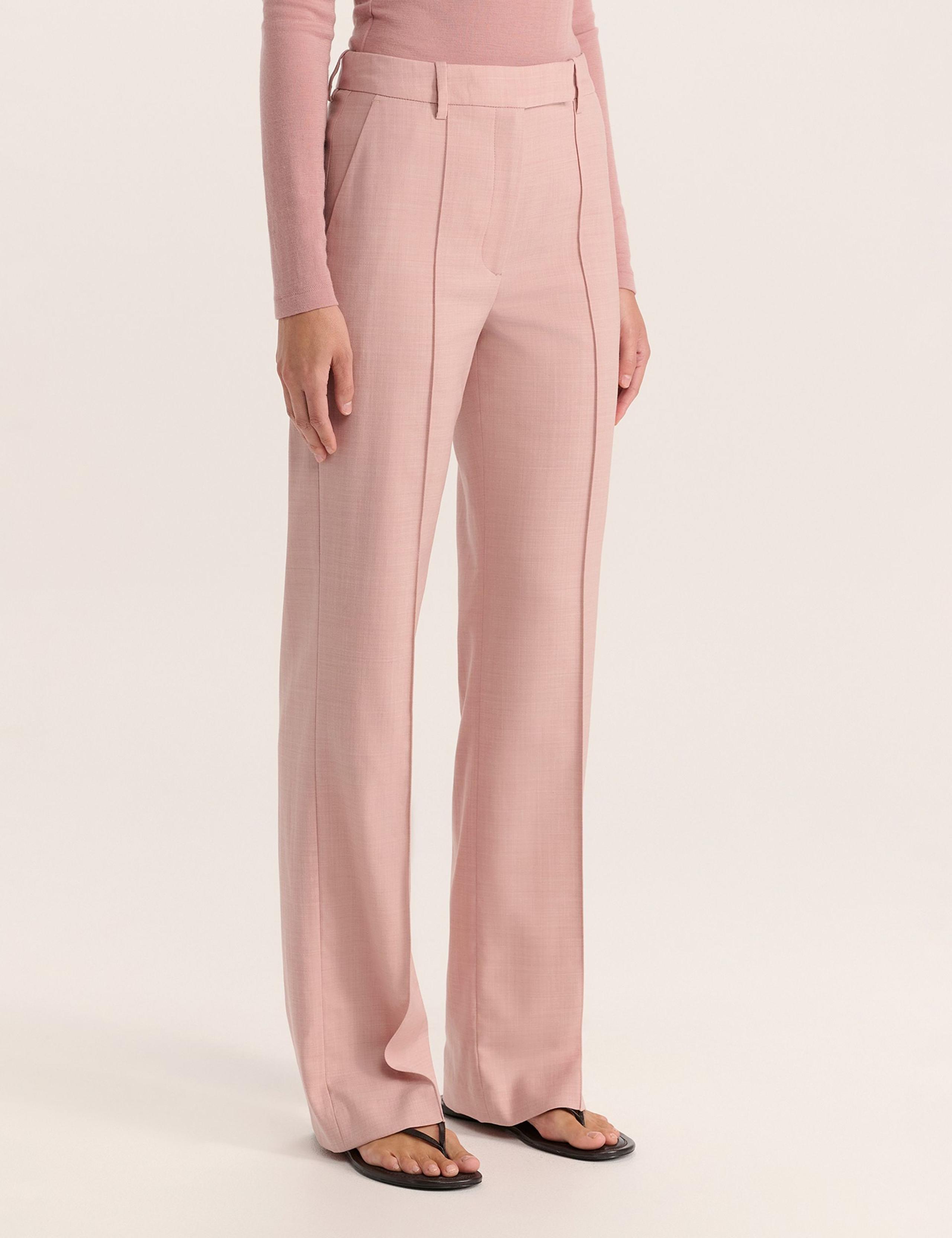 Wool Rich Seam Detail Wide Leg Trousers 4 of 6