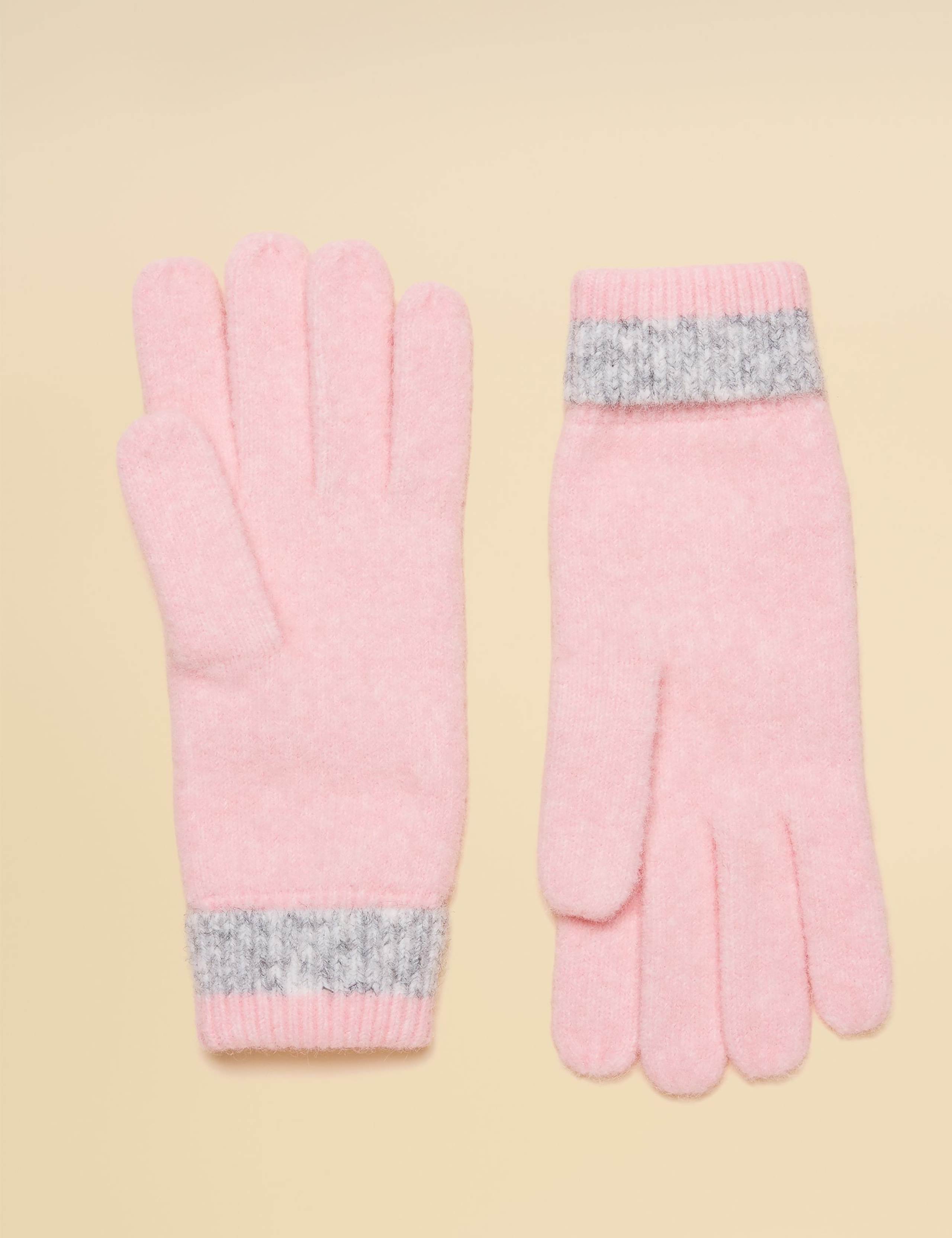 Colour Block Textured Gloves 2 of 3