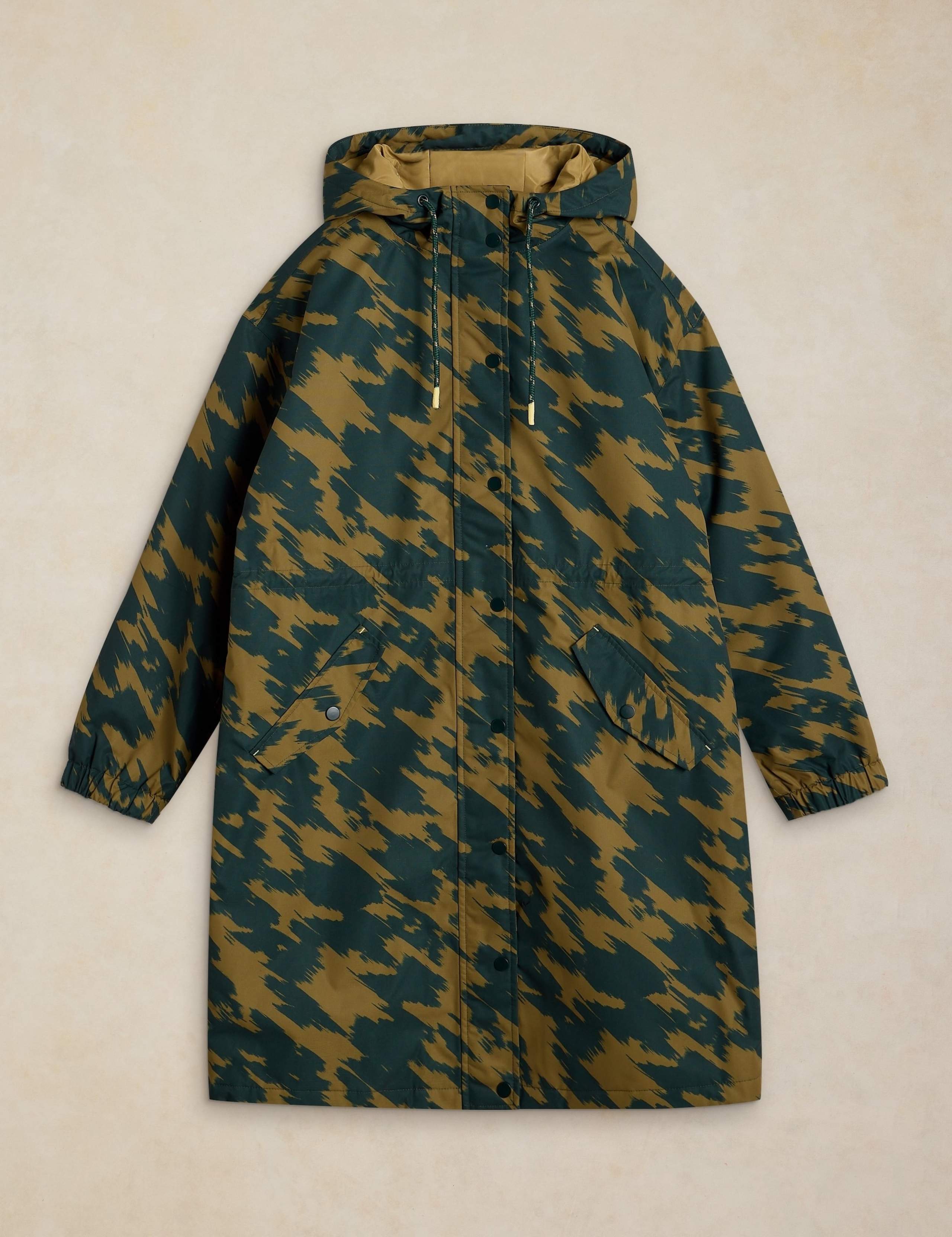 Waterproof Printed Hooded Longline Coat 2 of 6