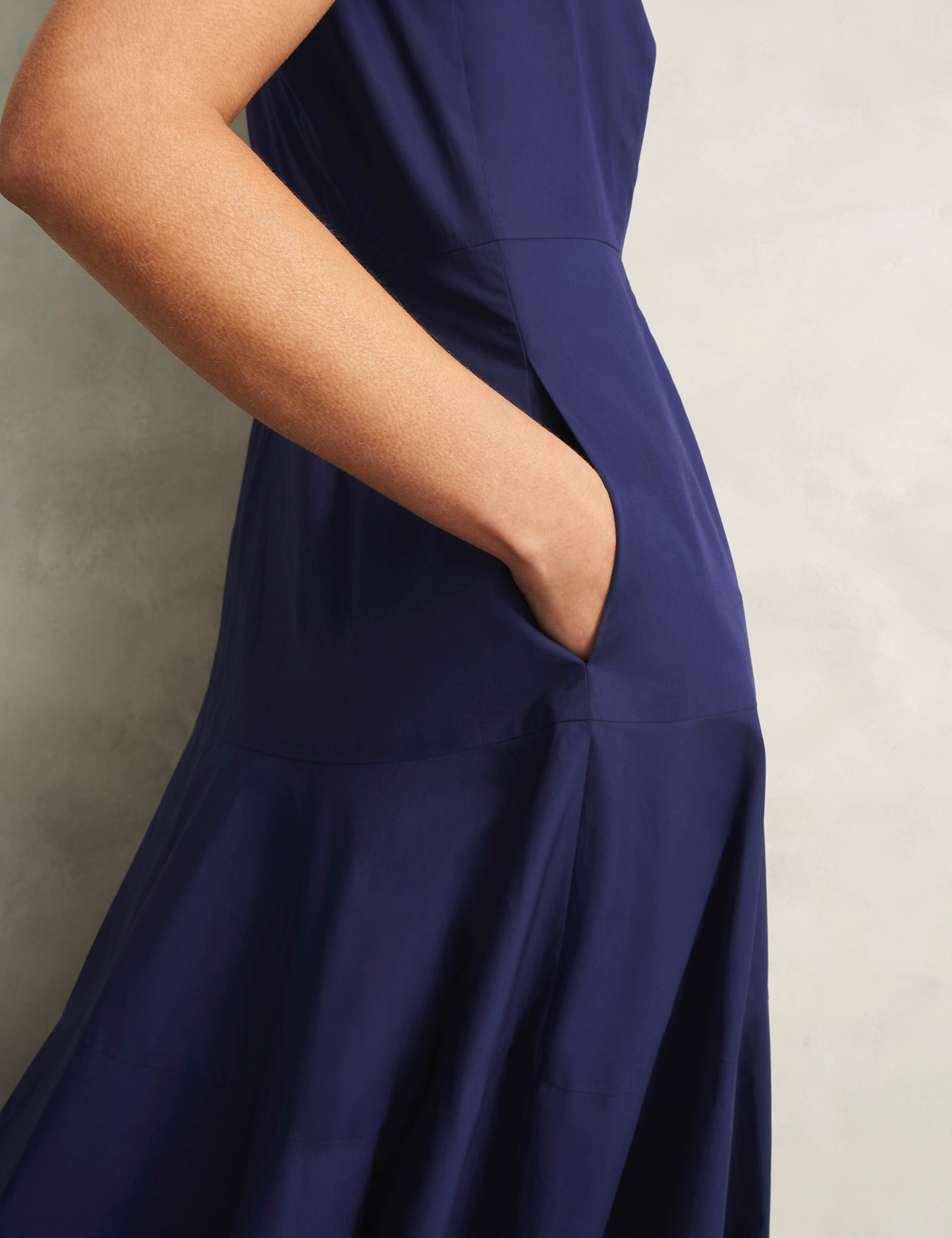 Pure Cotton Midi Shirt Dress 7 of 7